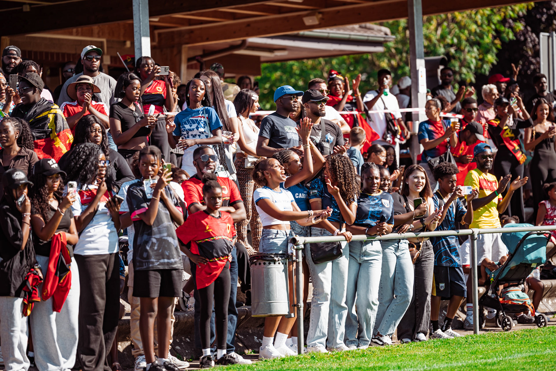 Match amical opposant l’Angola et le Cap-Vert (CanFribourg) au Terrain Communal de Corminboeuf. (Christian António/LibsVisuals.com)