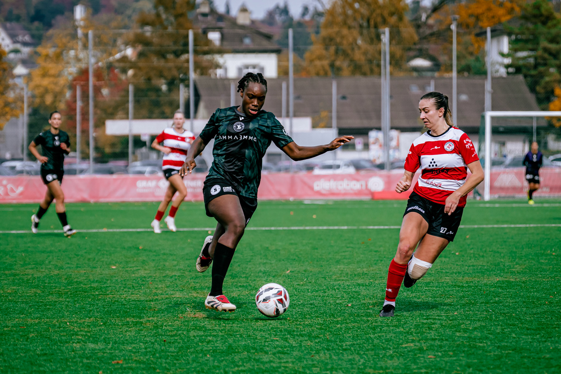 Match de championnat LNB Féminine opposant le FC Winterthur et Yverdon Sport FC au Schützenwiese, Winterthur. (Christian António/LibsVisuals.com)