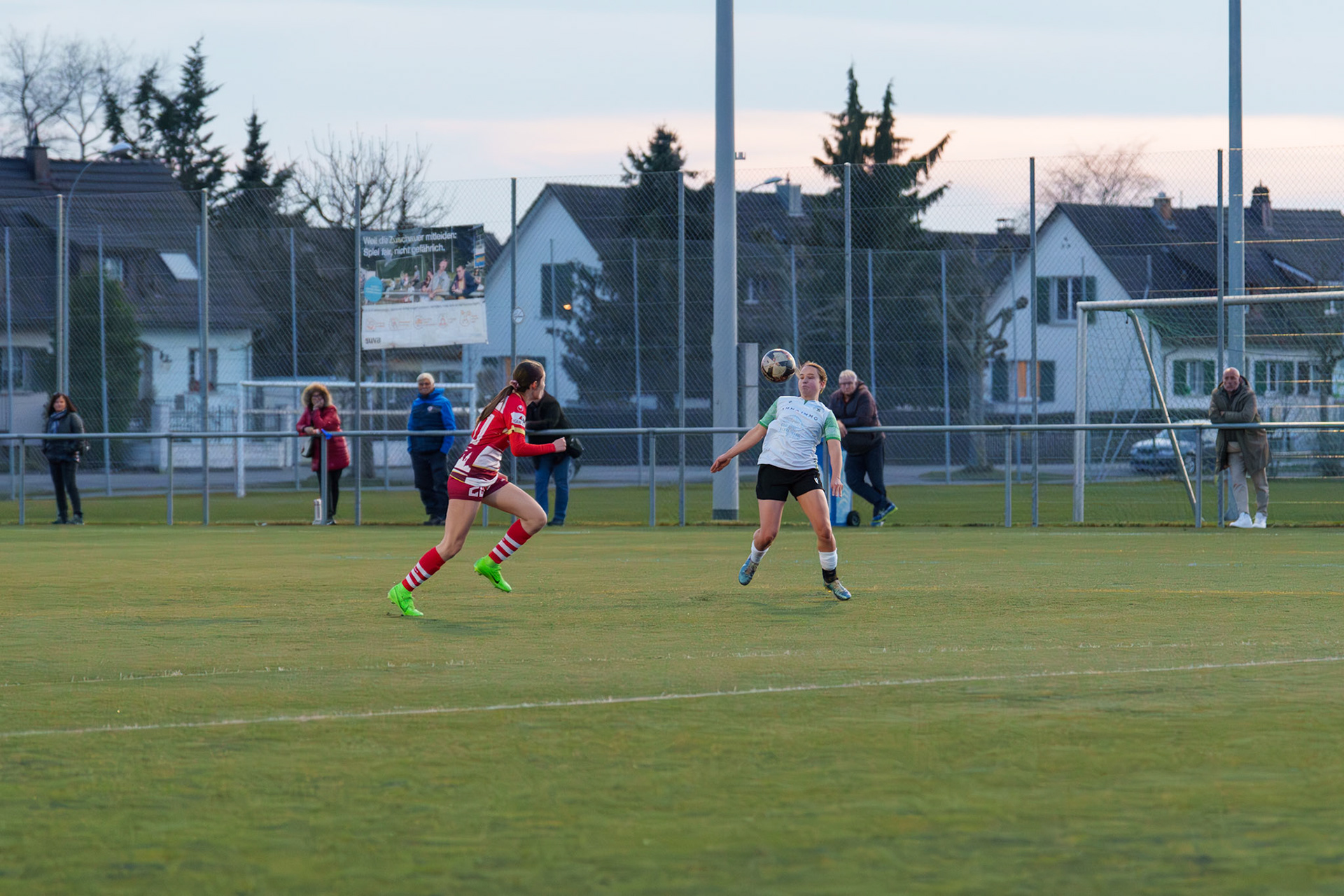 FC Solothurn Frauen et Yverdon Sport FC au Stadion FC Solothurn. (Christian António/LibsVisuals.com)