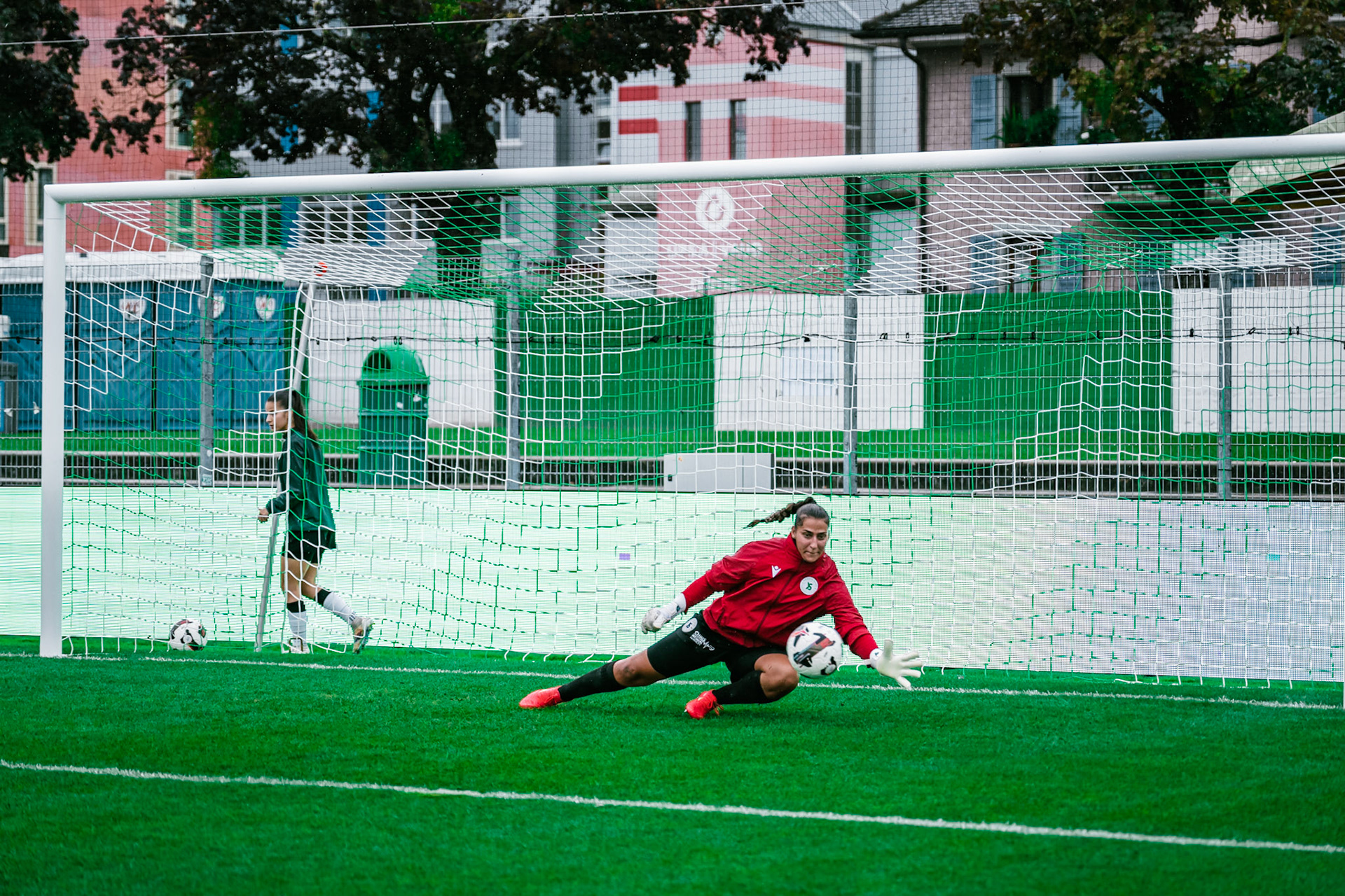 Match championnat LNB féminine opposant Yverdon Sport FC et FC Solothurn Frauen au Stade Municipal. (Christian António/LibsVisuals.com)
