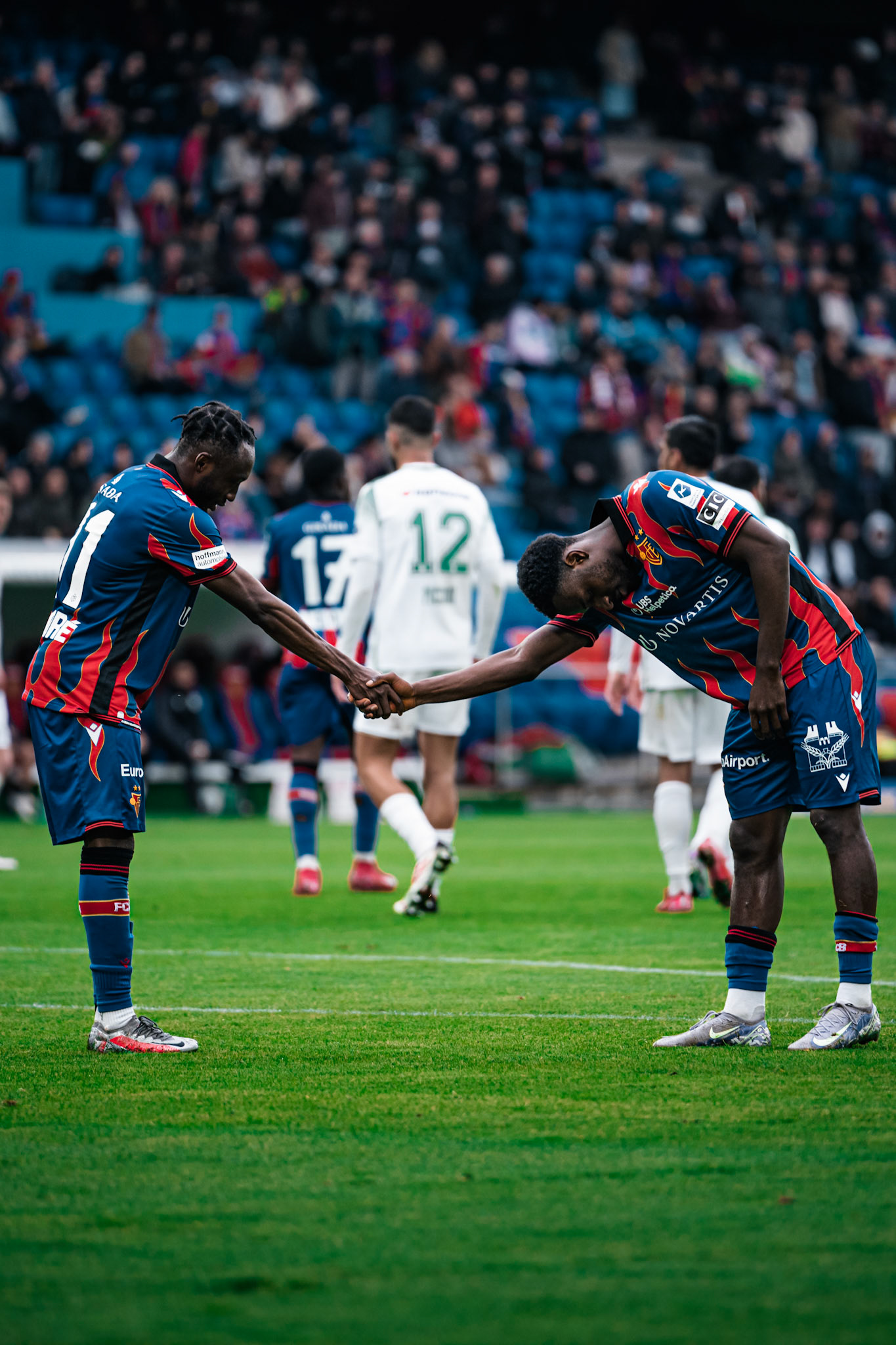 FC Basel 1893 et Yverdon Sport FC au St. Jakob-Park. (Christian António/LibsVisuals.com)