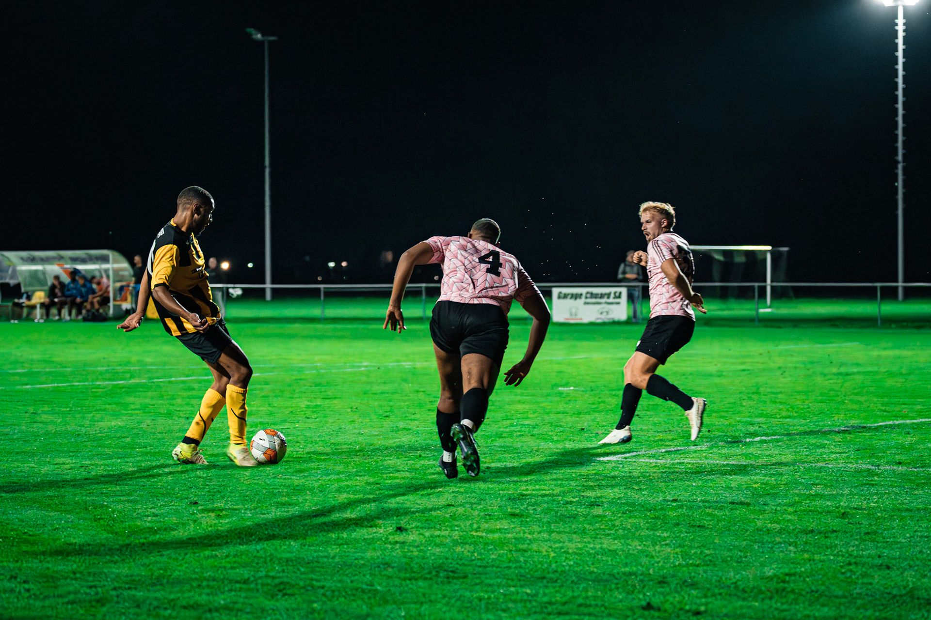 Match BCV Cup opposant FC Corcelles-Payerne I – FC Poliez-Pittet IA à la Place de sports Freybonnaz. (Christian António/LibsVisuals.com)