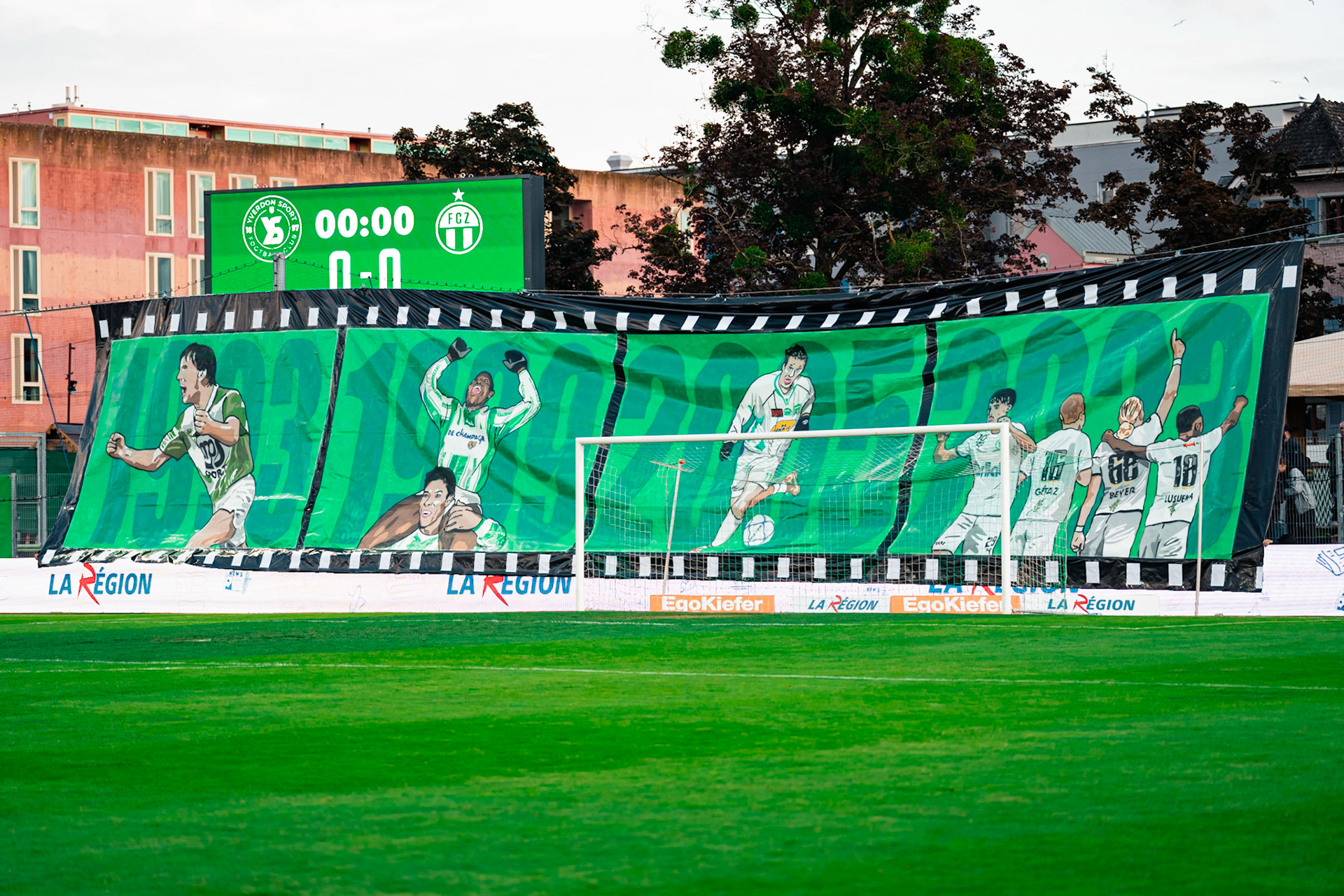 Yverdon Sport FC et FC Zürich au Stade Municipal. (Christian António/LibsVisuals.com)