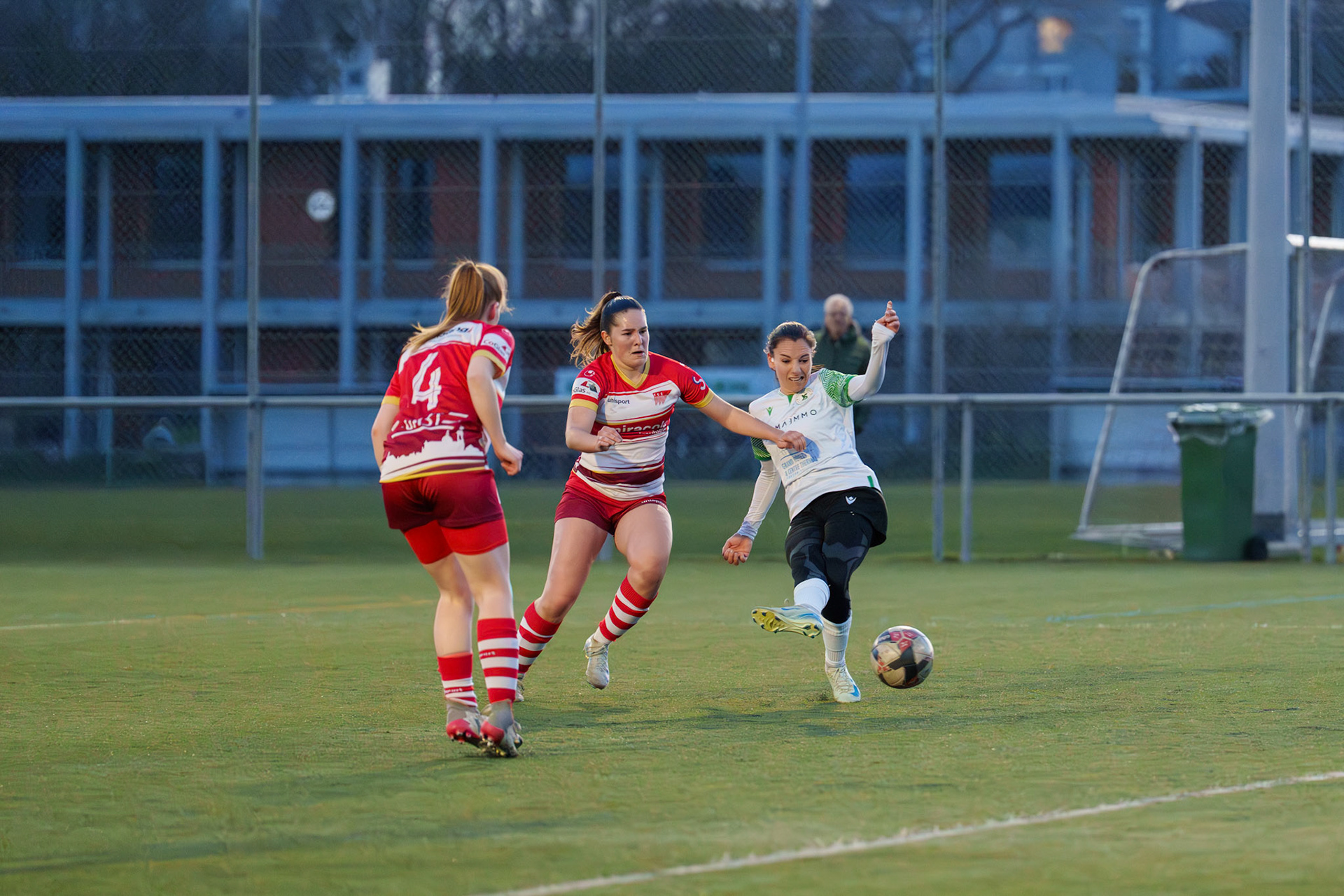 FC Solothurn Frauen et Yverdon Sport FC au Stadion FC Solothurn. (Christian António/LibsVisuals.com)
