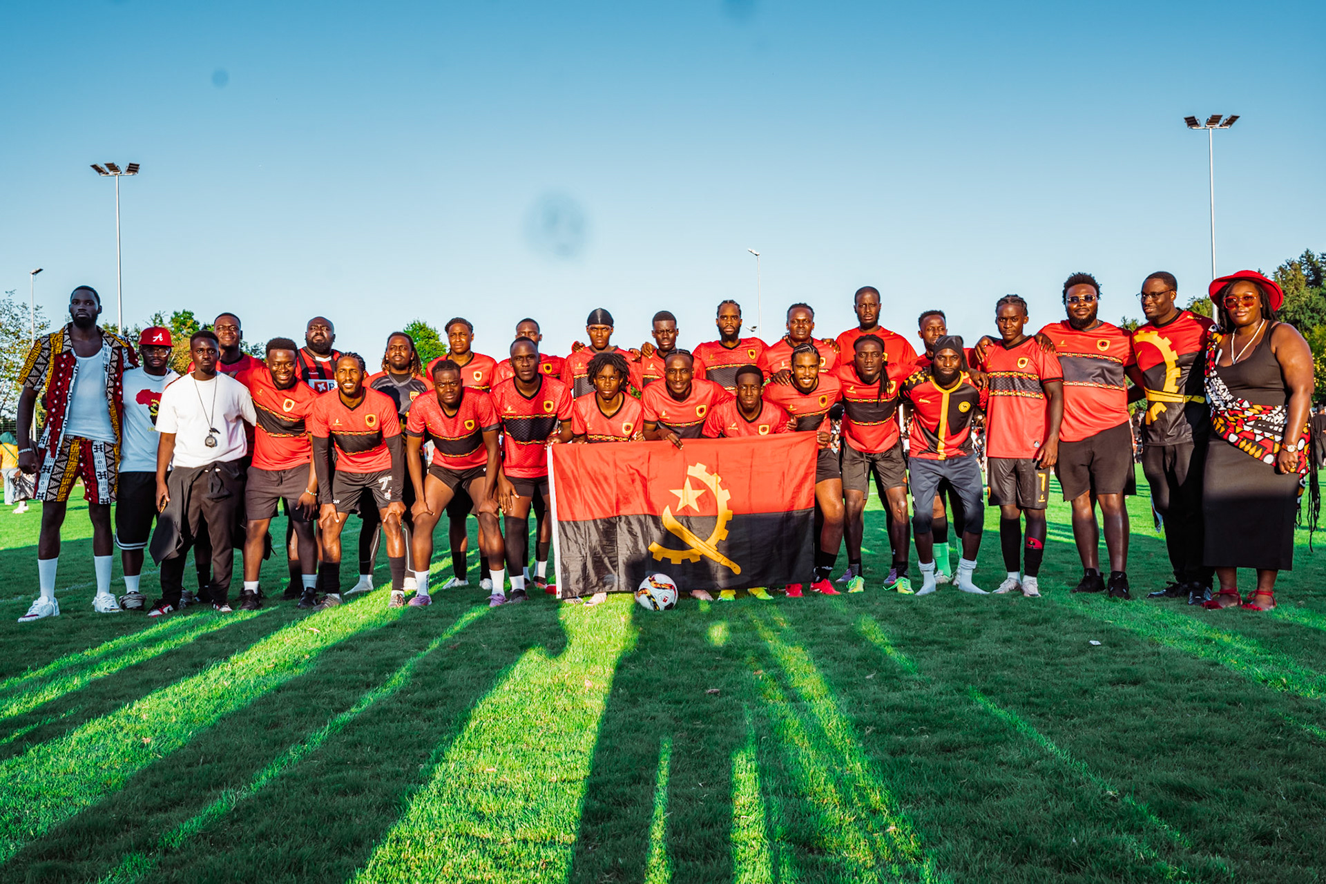 Match amical opposant l’Angola et le Cap-Vert (CanFribourg) au Terrain Communal de Corminboeuf. (Christian António/LibsVisuals.com)