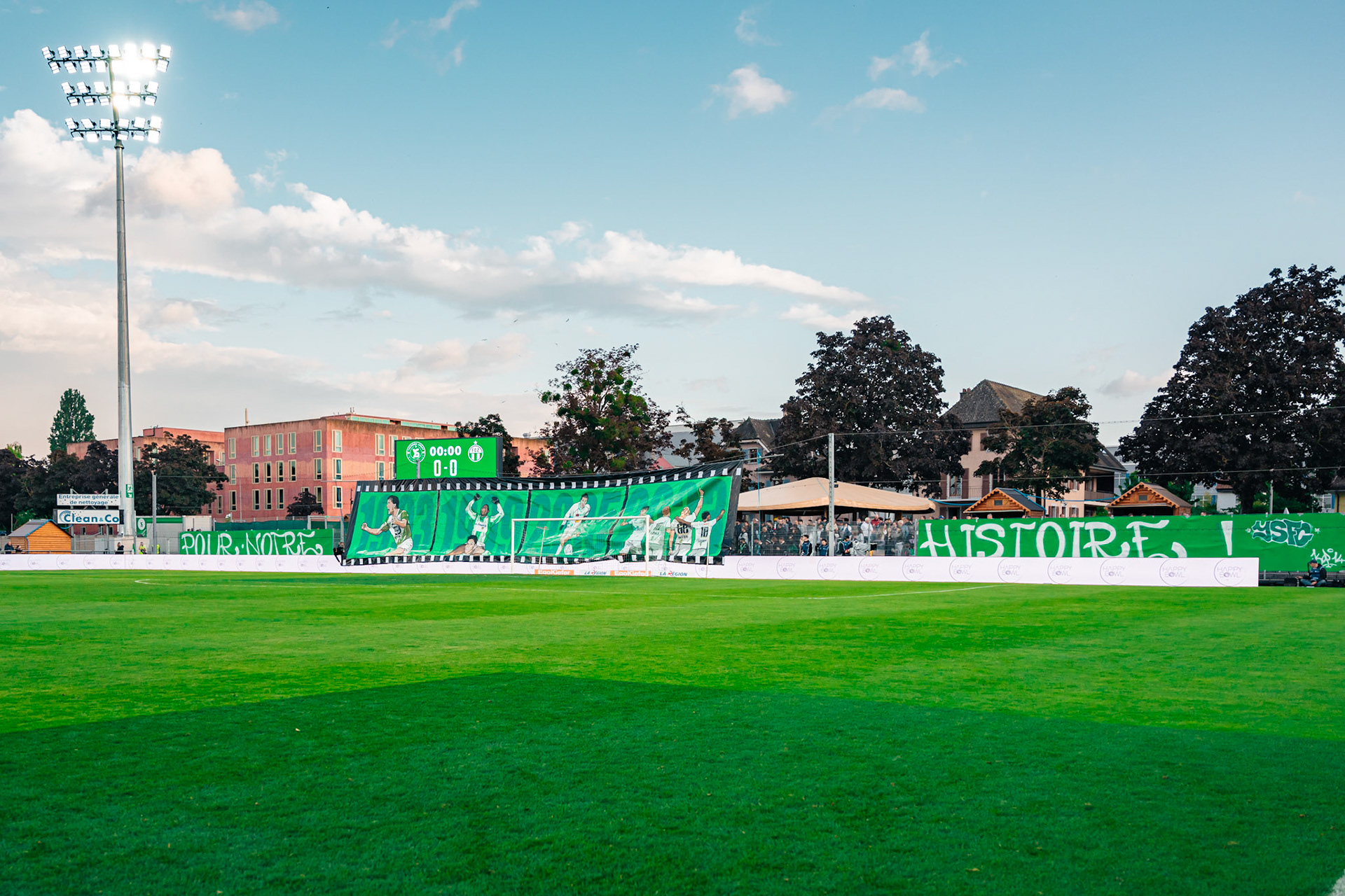 Yverdon Sport FC et FC Zürich au Stade Municipal. (Christian António/LibsVisuals.com)