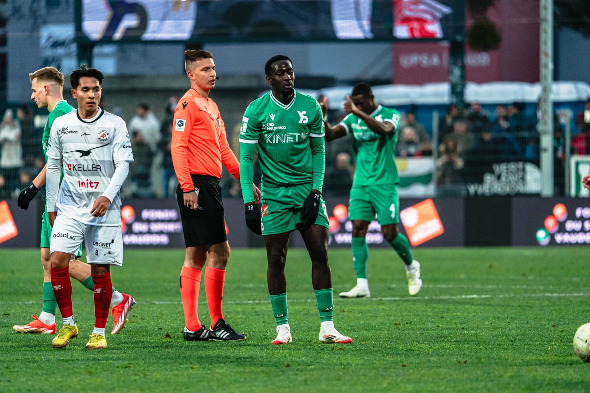 Yverdon Sport FC et FC Winterthur au Stade Municipal. (Christian António/LibsVisuals.com)