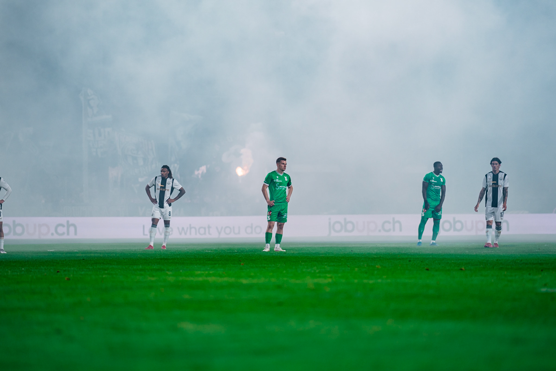 Yverdon Sport FC et FC Zürich au Stade Municipal. (Christian António/LibsVisuals.com)