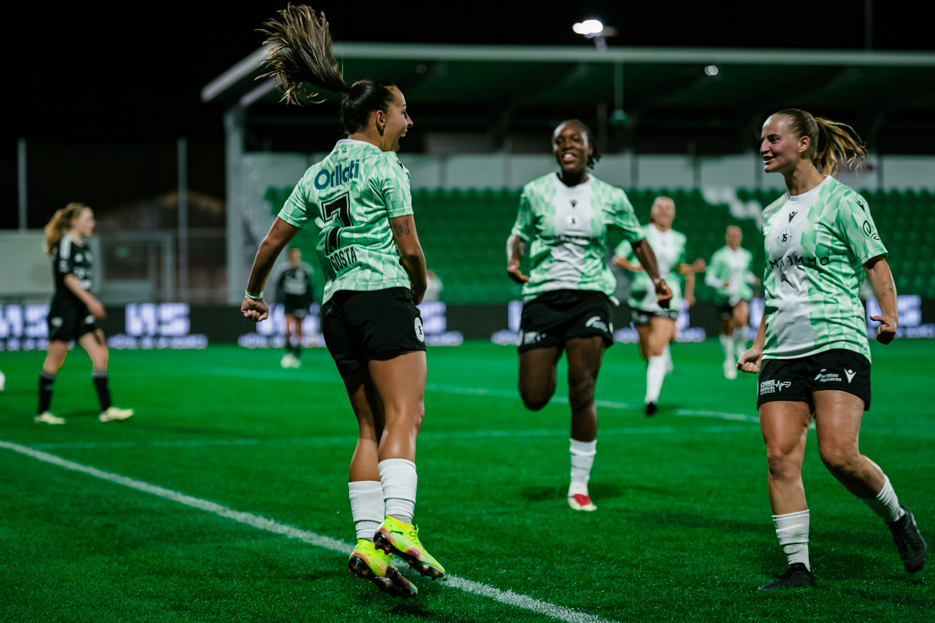 Match de championnat LNB (féminine) opposant Yverdon Sport FC et FC Wil 1900 au Stade Municipal, Yverdon. (Christian António/LibsVisuals.com)