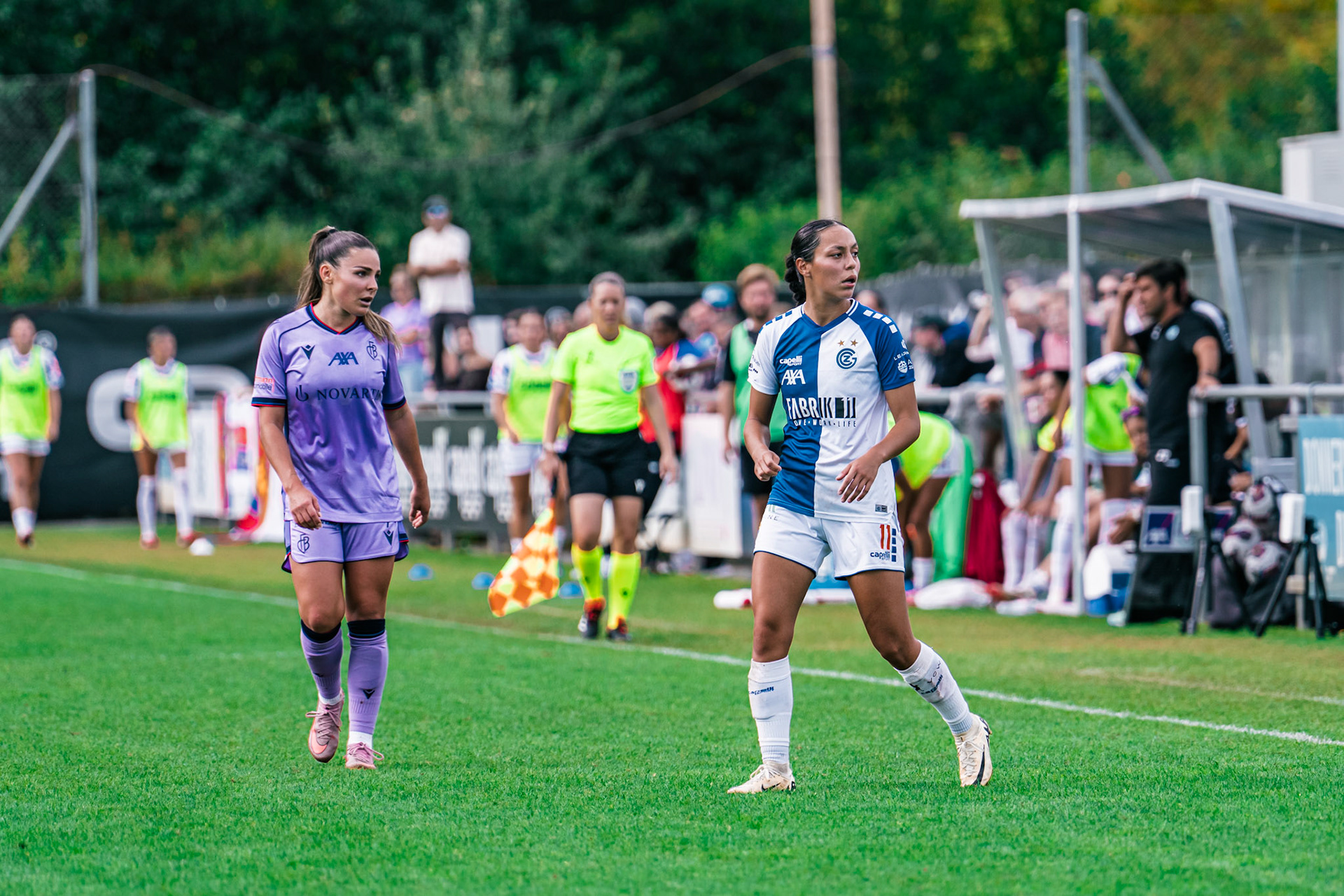 Match de l’AXA Women’s Super League opposant GC Frauenfussball et FC Basel 1893 au GC/Campus, Niederhasli (Platz 1). (Christian António/LibsVisuals.com)