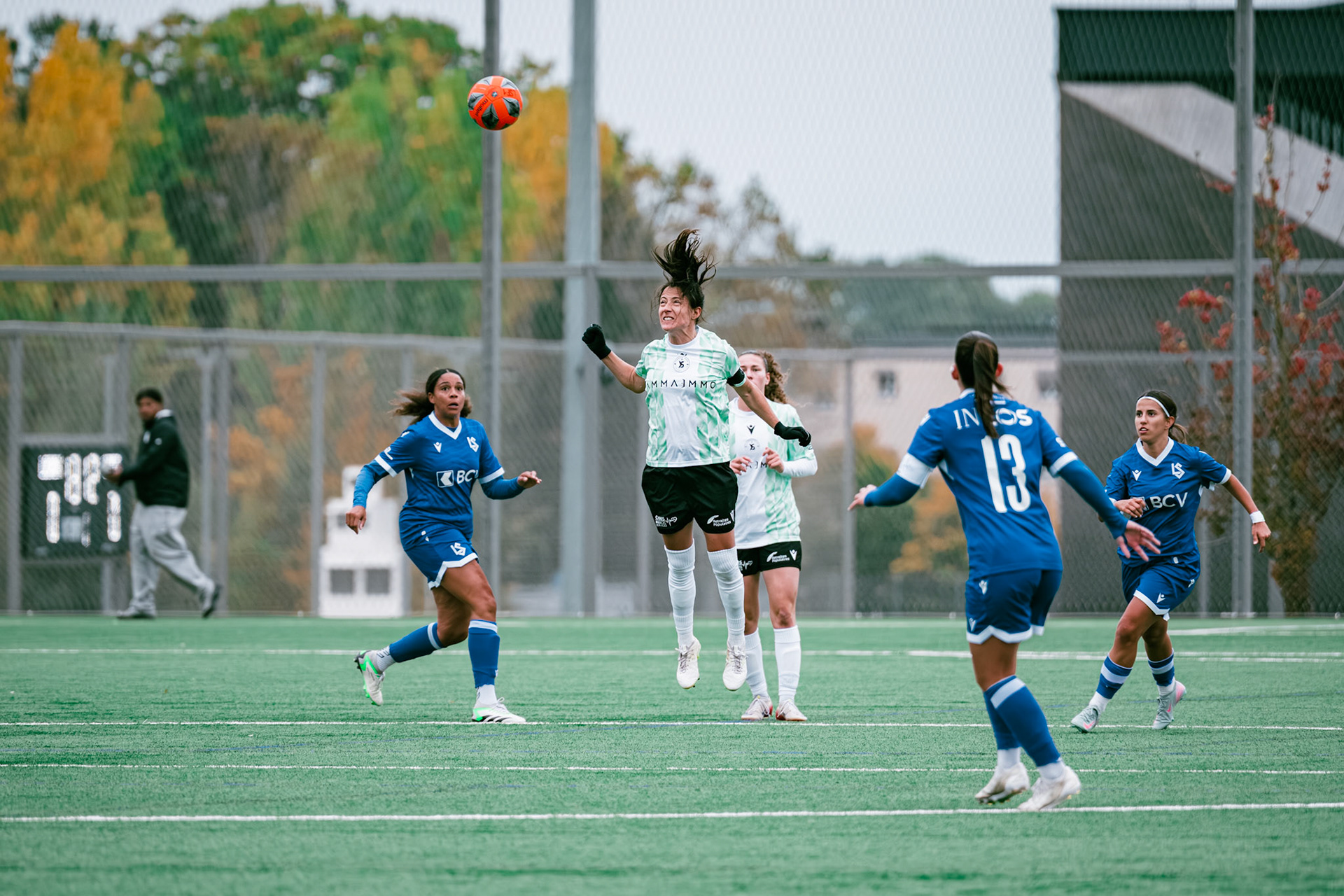 Match AXA Women’s Cup (1/16 de finale) opposant FC Lausanne-Sport et Yverdon Sport FC au Centre sportif de la Tuilière. (Christian António/LibsVisuals.com)