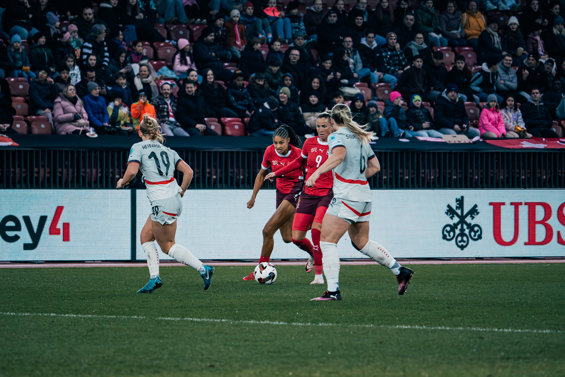 UEFA Women's Nations League Suisse - Islande au Stadion Letzigrund. (Christian António/LibsVisuals.com)