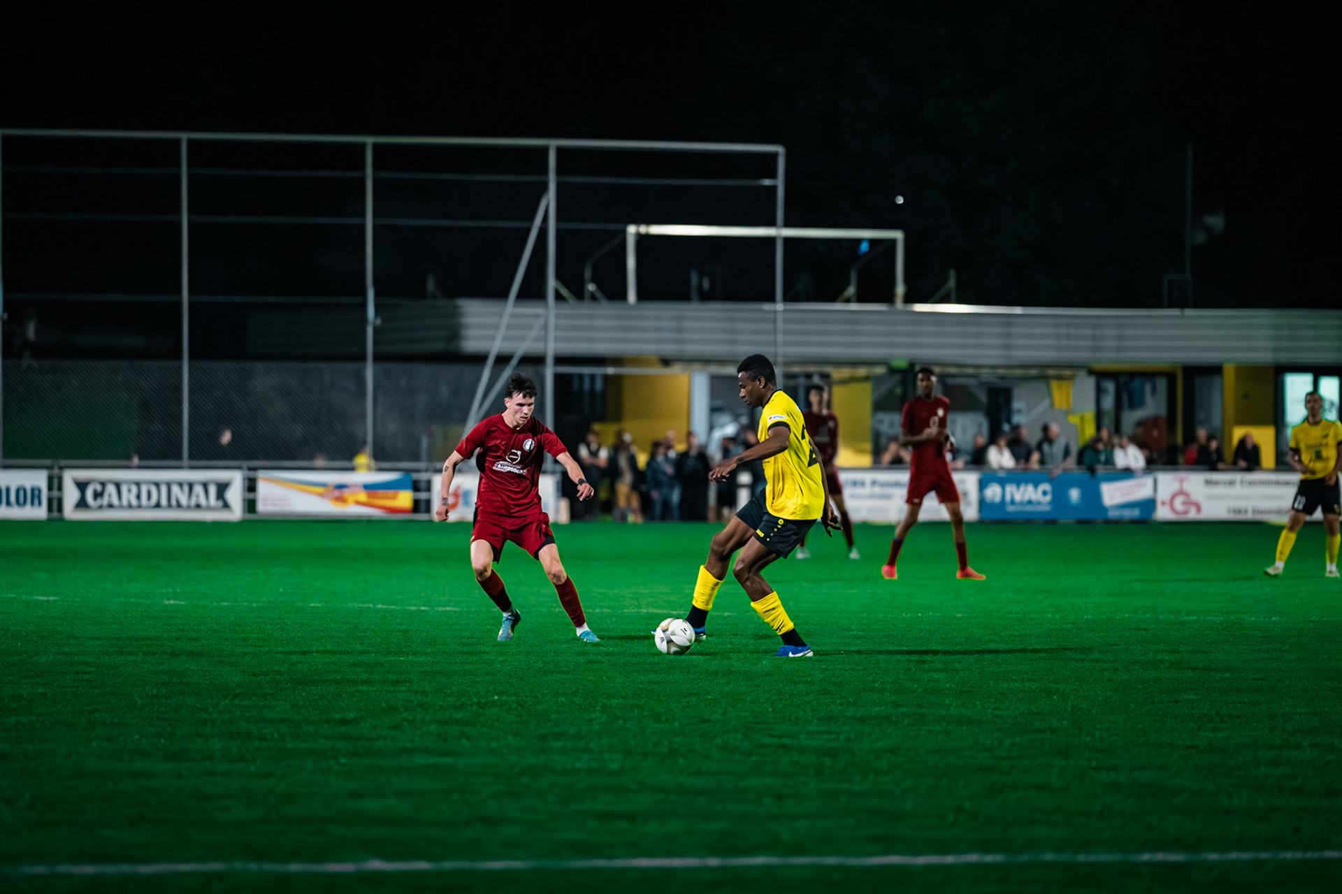 FC Domdidier et FC Cugy-Montet-Aumont-Murist I au Stade du Pâquier. (Christian António/LibsVisuals.com)