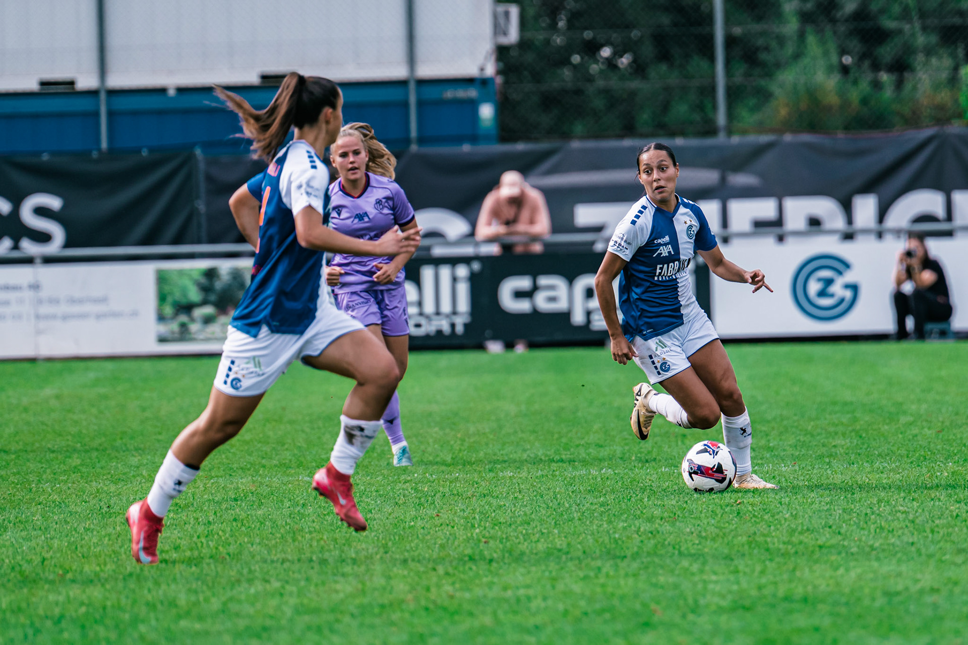 Match de l’AXA Women’s Super League opposant GC Frauenfussball et FC Basel 1893 au GC/Campus, Niederhasli (Platz 1). (Christian António/LibsVisuals.com)