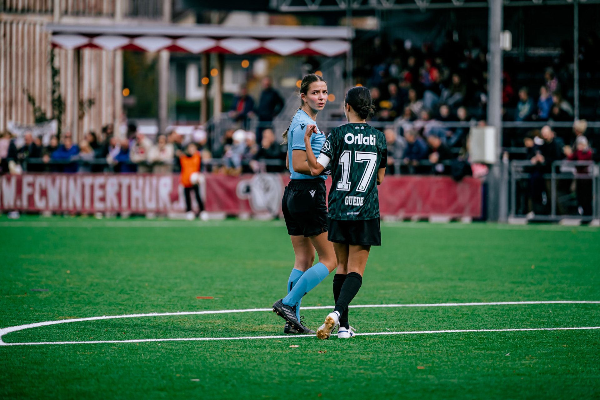 Match de championnat LNB Féminine opposant le FC Winterthur et Yverdon Sport FC au Schützenwiese, Winterthur. (Christian António/LibsVisuals.com)