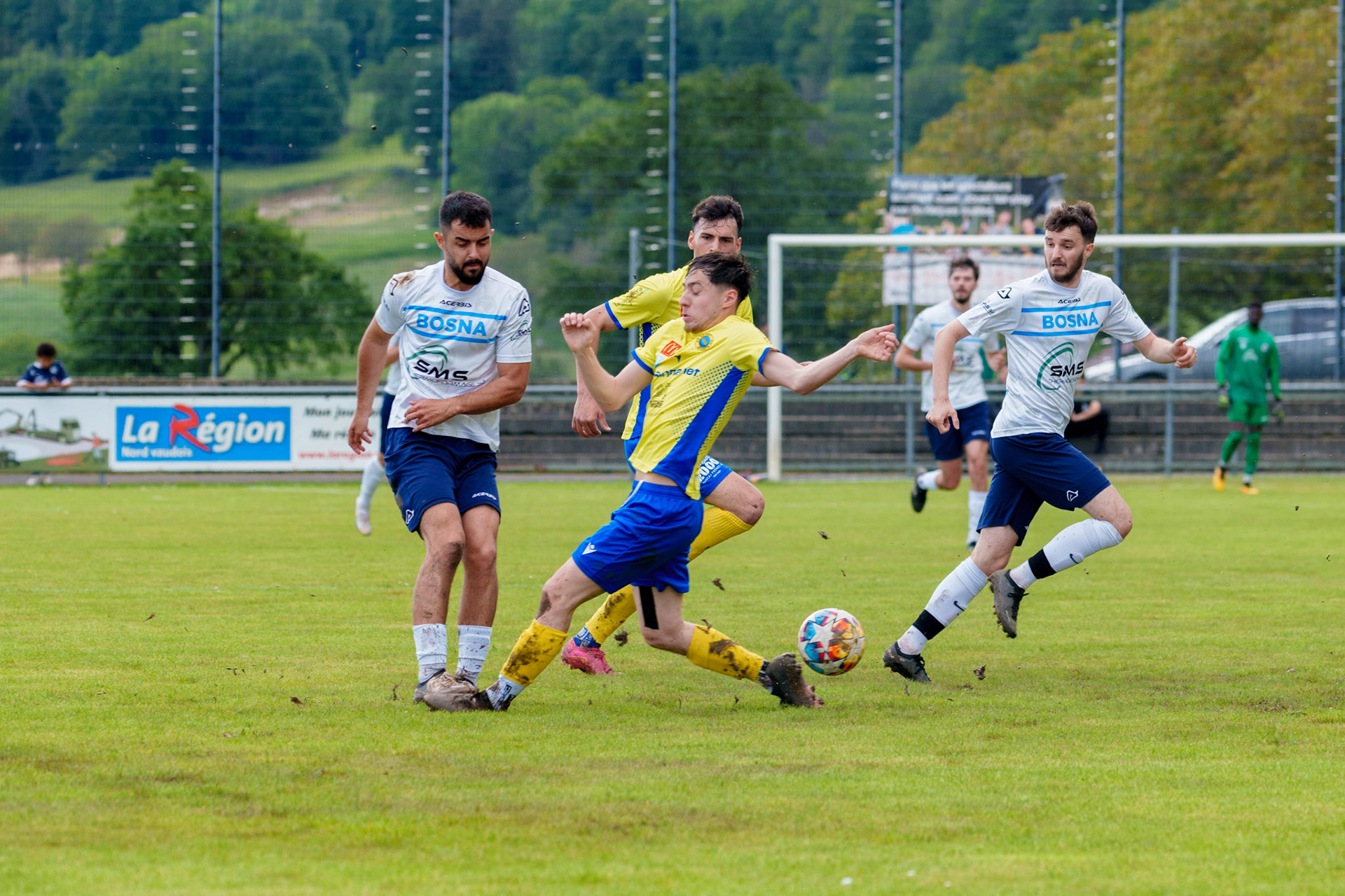 Match 2ème Ligue FC Bosna Yverdon - FC Vevey Sport II au Stade Sous-Ville à Baulmes