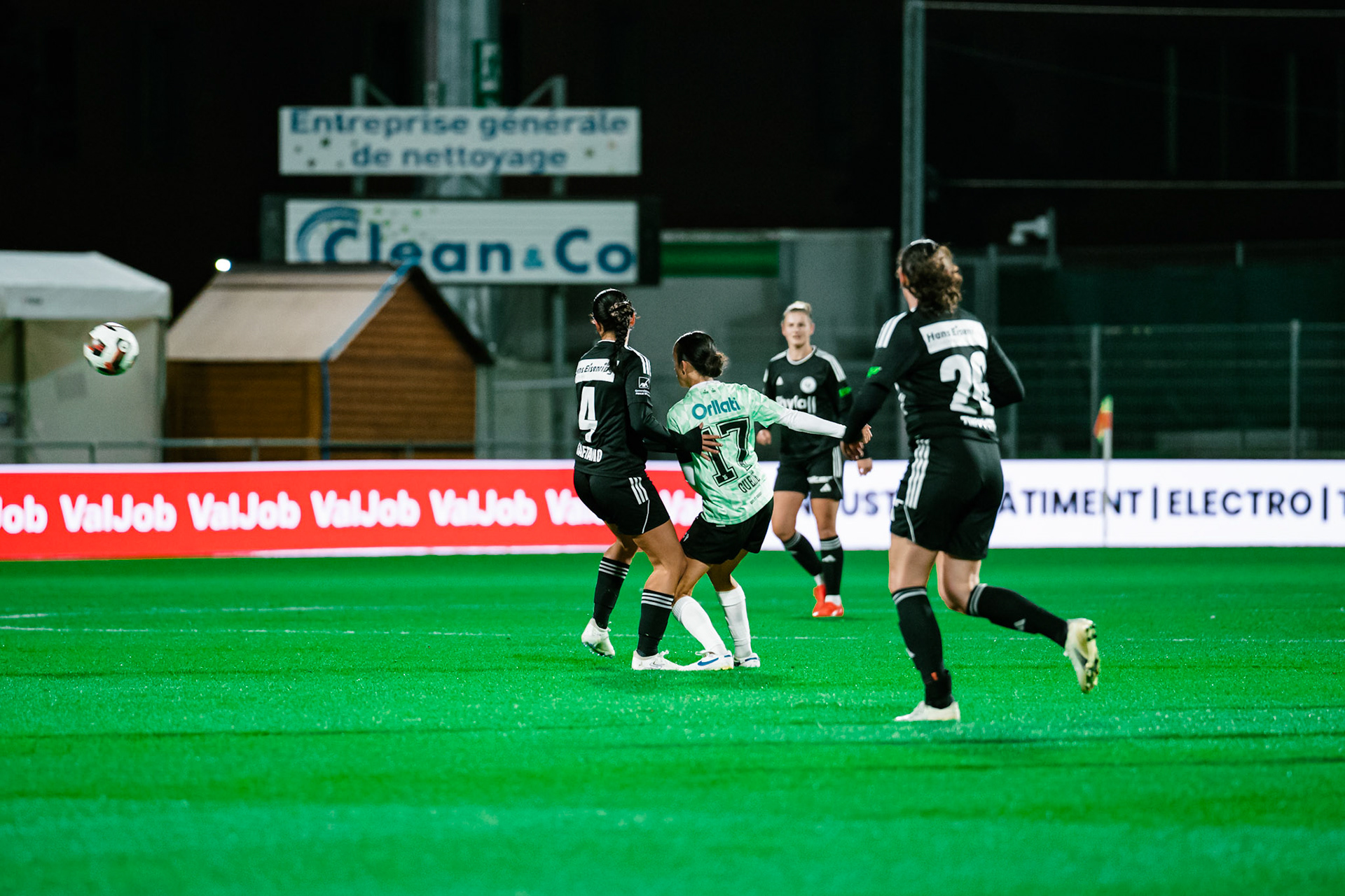 Match de championnat LNB (féminine) opposant Yverdon Sport FC et FC Wil 1900 au Stade Municipal, Yverdon. (Christian António/LibsVisuals.com)