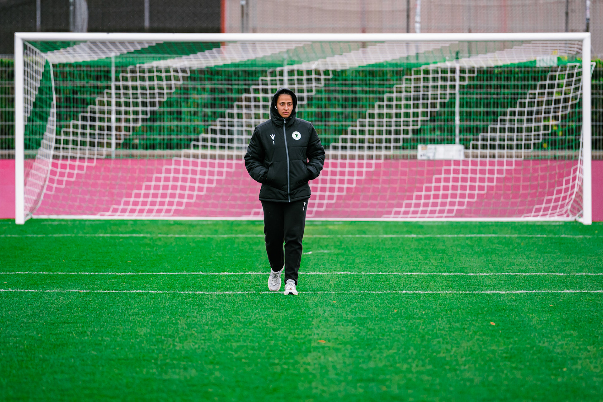Match de championnat LNB féminine opposant Yverdon Sport FC et le FC Lugano au Stade Municipal, Yverdon-les-Bains. (Christian António / LibsVisuals.com)