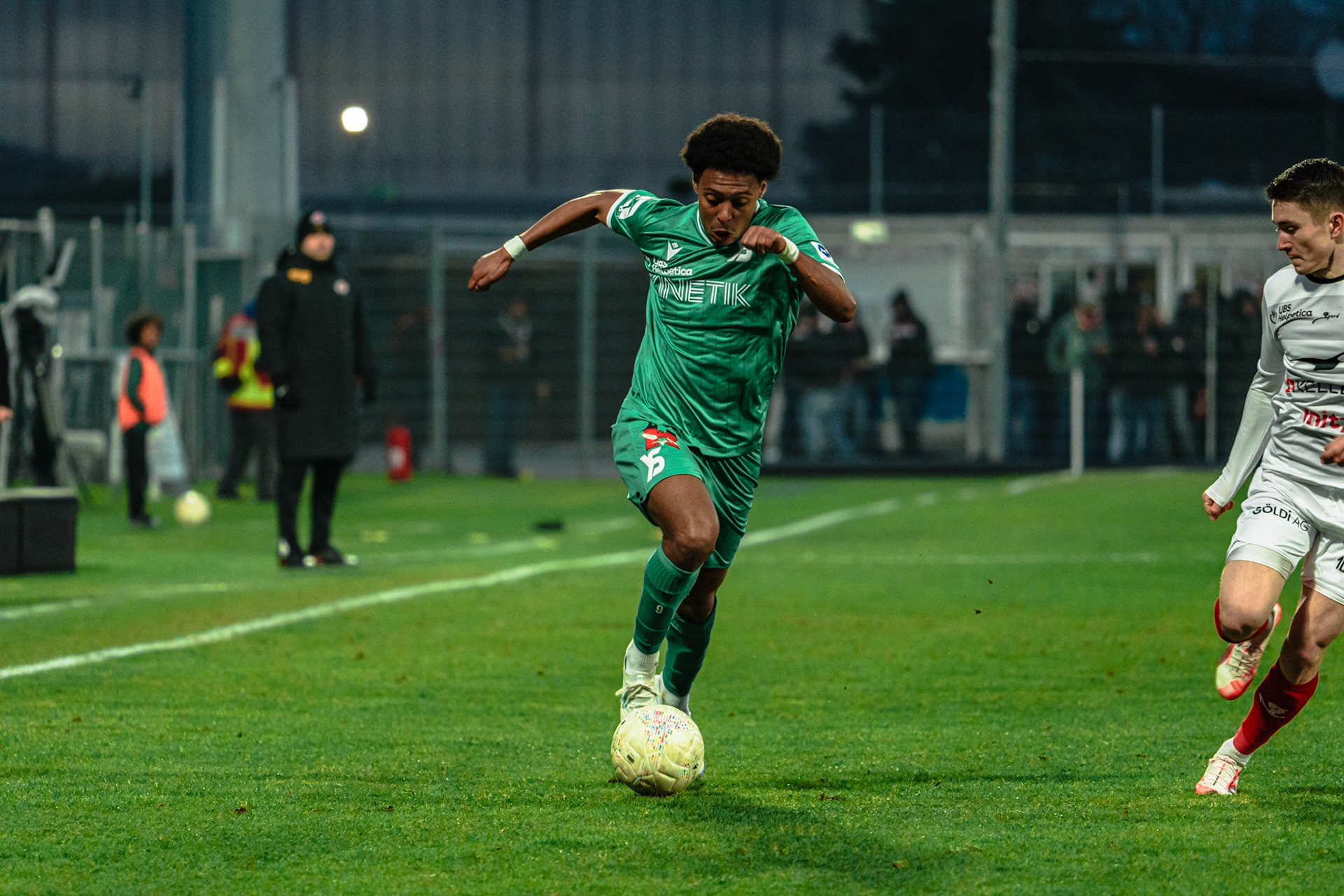 Yverdon Sport FC et FC Winterthur au Stade Municipal. (Christian António/LibsVisuals.com)