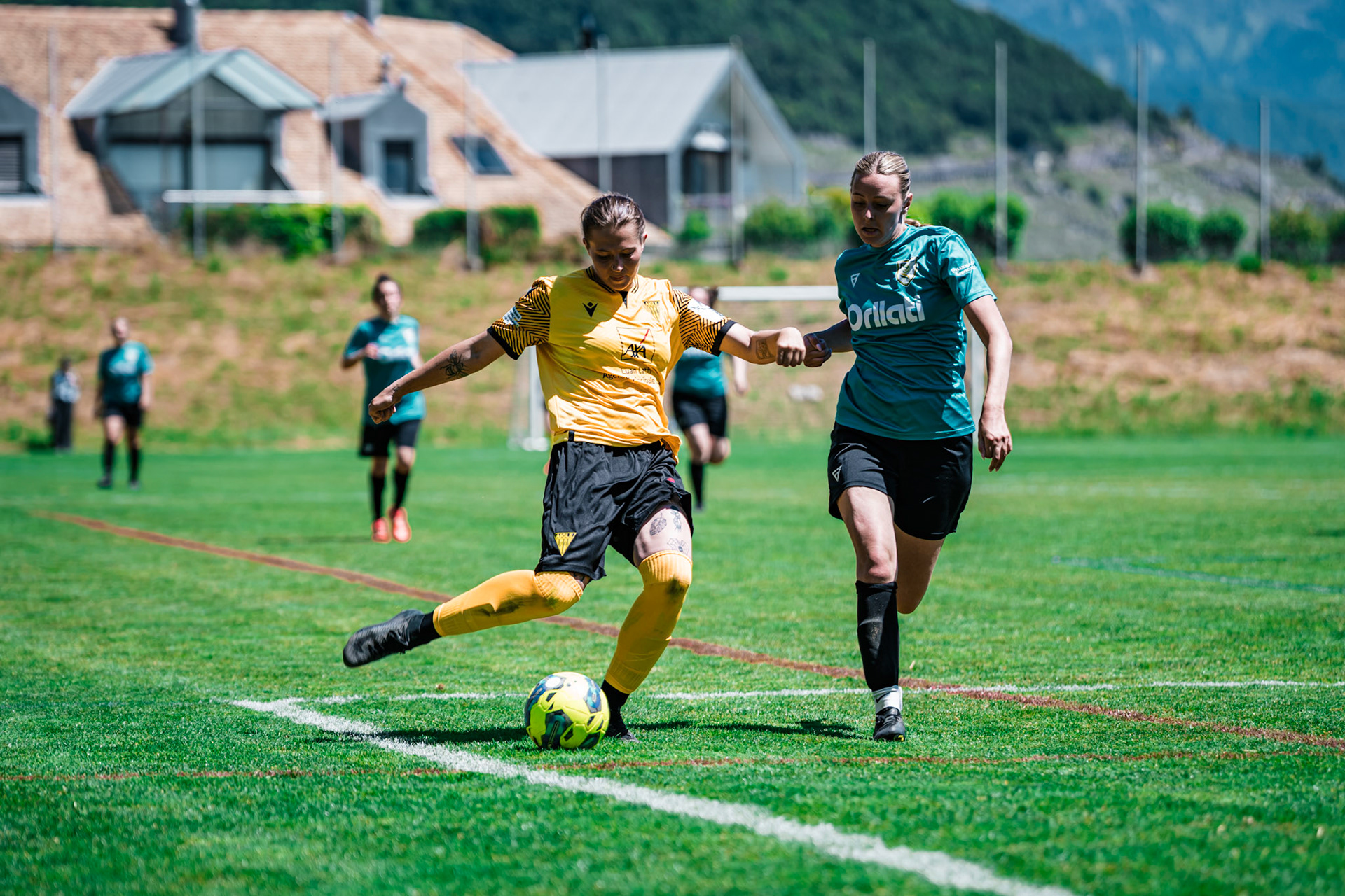 FC Aigle - FC Echallens Région I au Stade des Ruvines. (Christian António/LibsVisuals.com)