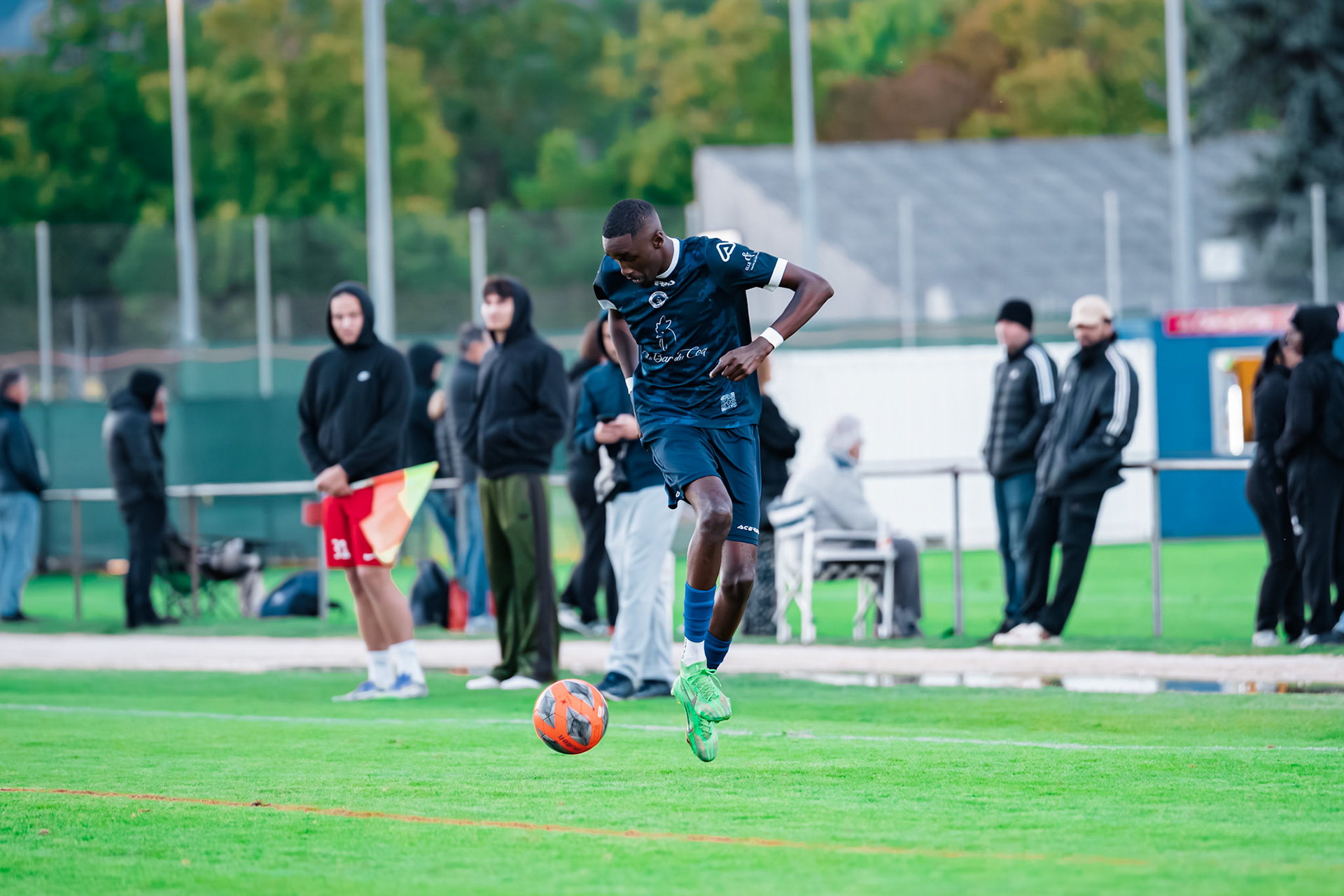Match de championnat 3e ligue (Groupe 3) opposant le FC Azzurri Yverdon I au FC Bosna Yverdon I, au Stade Municipal, Yverdon. (Christian António/LibsVisuals.com)