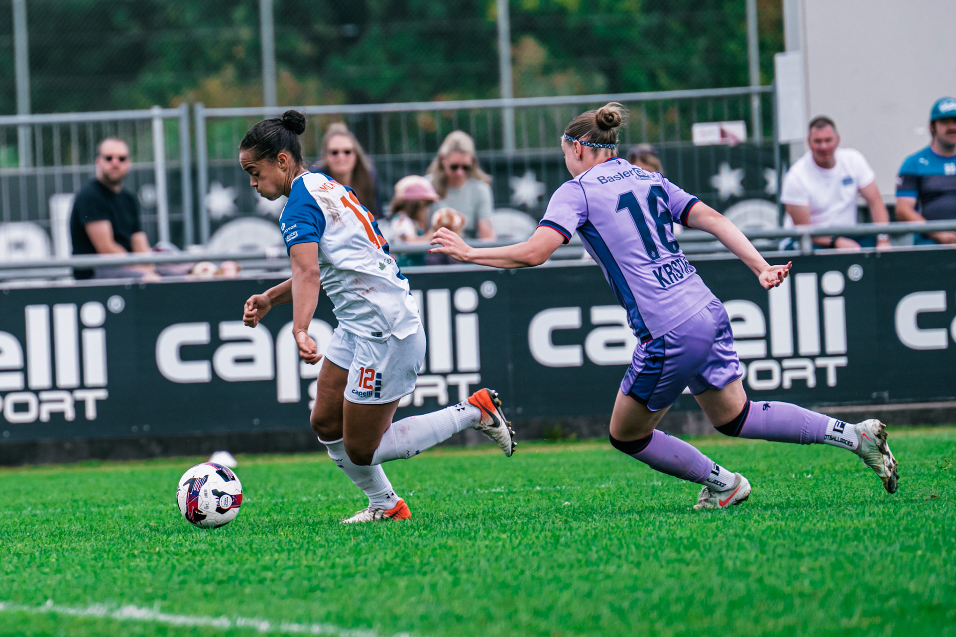 Match de l’AXA Women’s Super League opposant GC Frauenfussball et FC Basel 1893 au GC/Campus, Niederhasli (Platz 1). (Christian António/LibsVisuals.com)