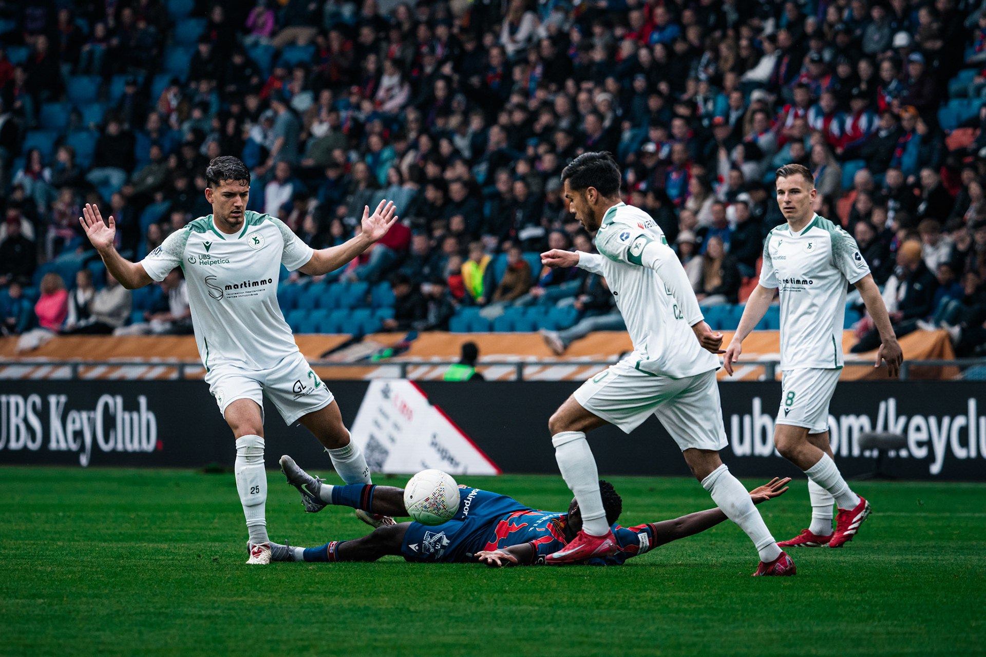 FC Basel 1893 et Yverdon Sport FC au St. Jakob-Park. (Christian António/LibsVisuals.com)