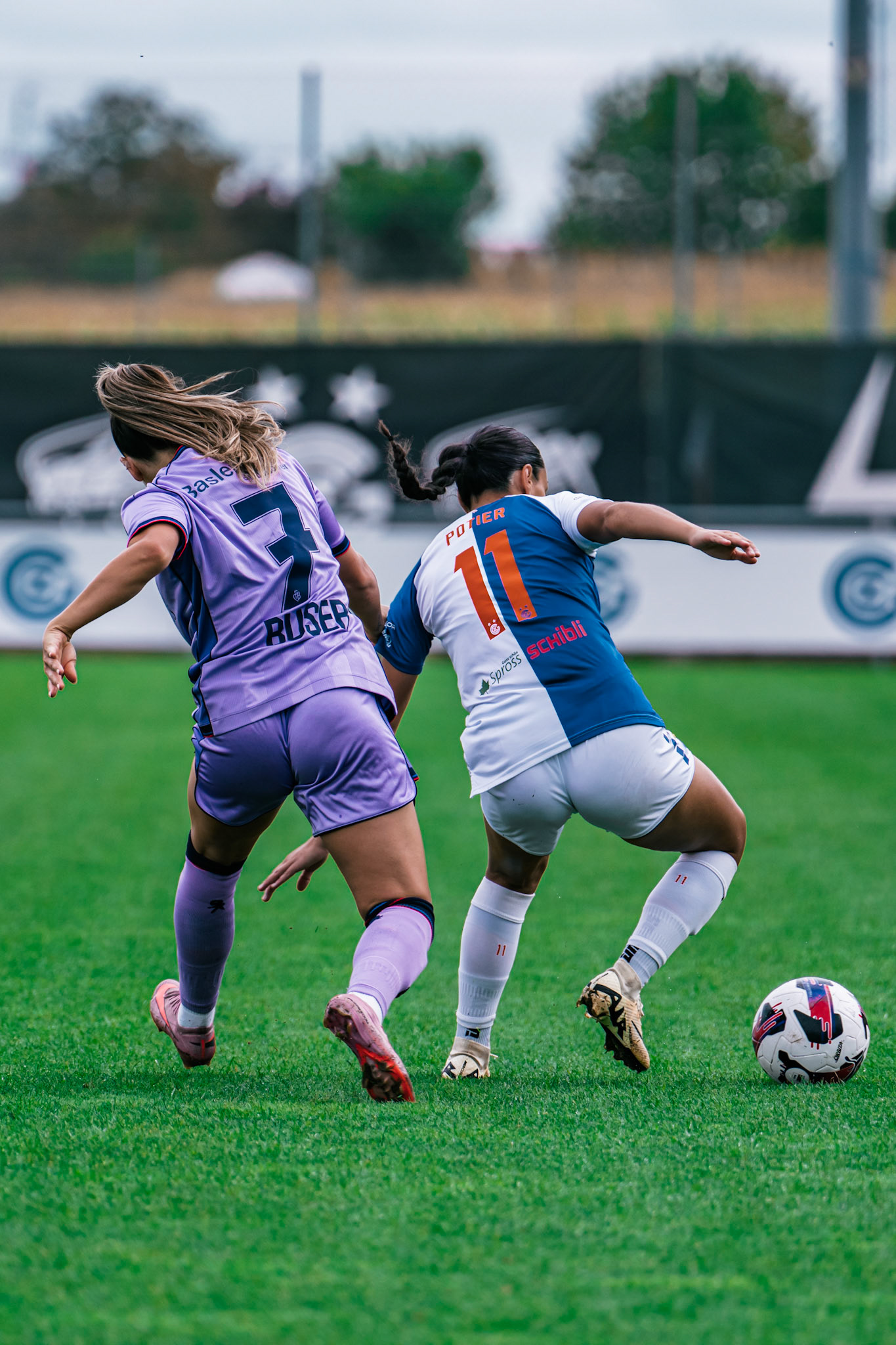 Match de l’AXA Women’s Super League opposant GC Frauenfussball et FC Basel 1893 au GC/Campus, Niederhasli (Platz 1). (Christian António/LibsVisuals.com)