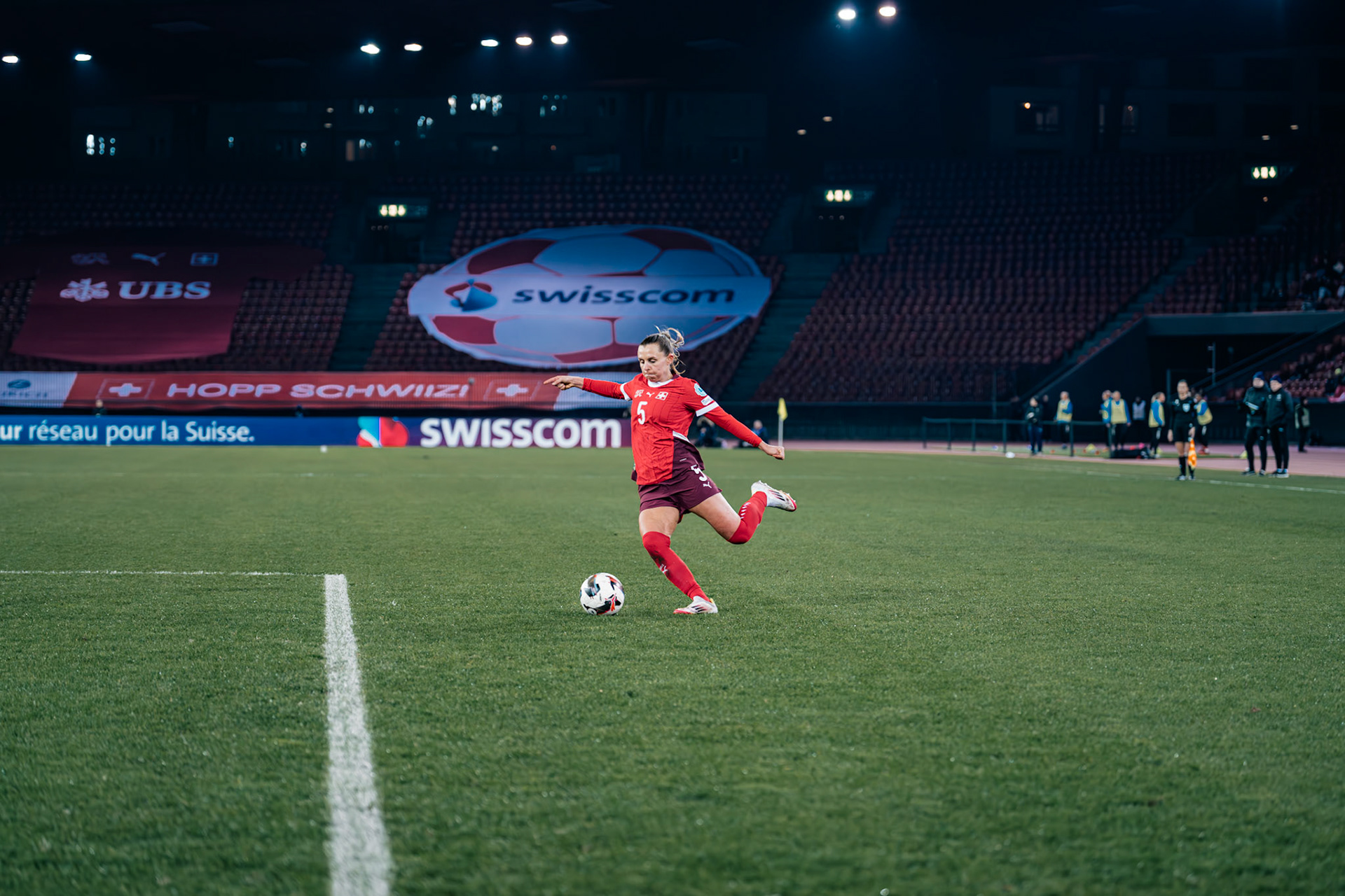 UEFA Women's Nations League Suisse - Islande au Stadion Letzigrund. (Christian António/LibsVisuals.com)