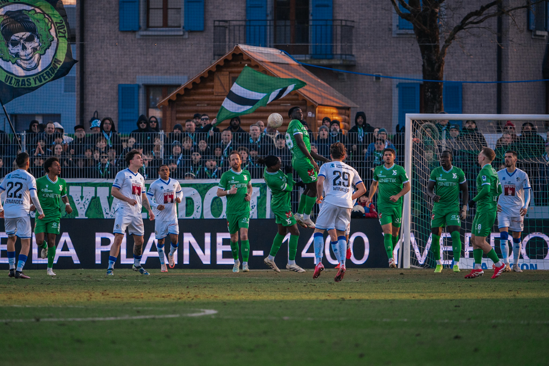 Yverdon Sport FC et FC Luzern au Stade Municipal. (Christian António/LibsVisuals.com)