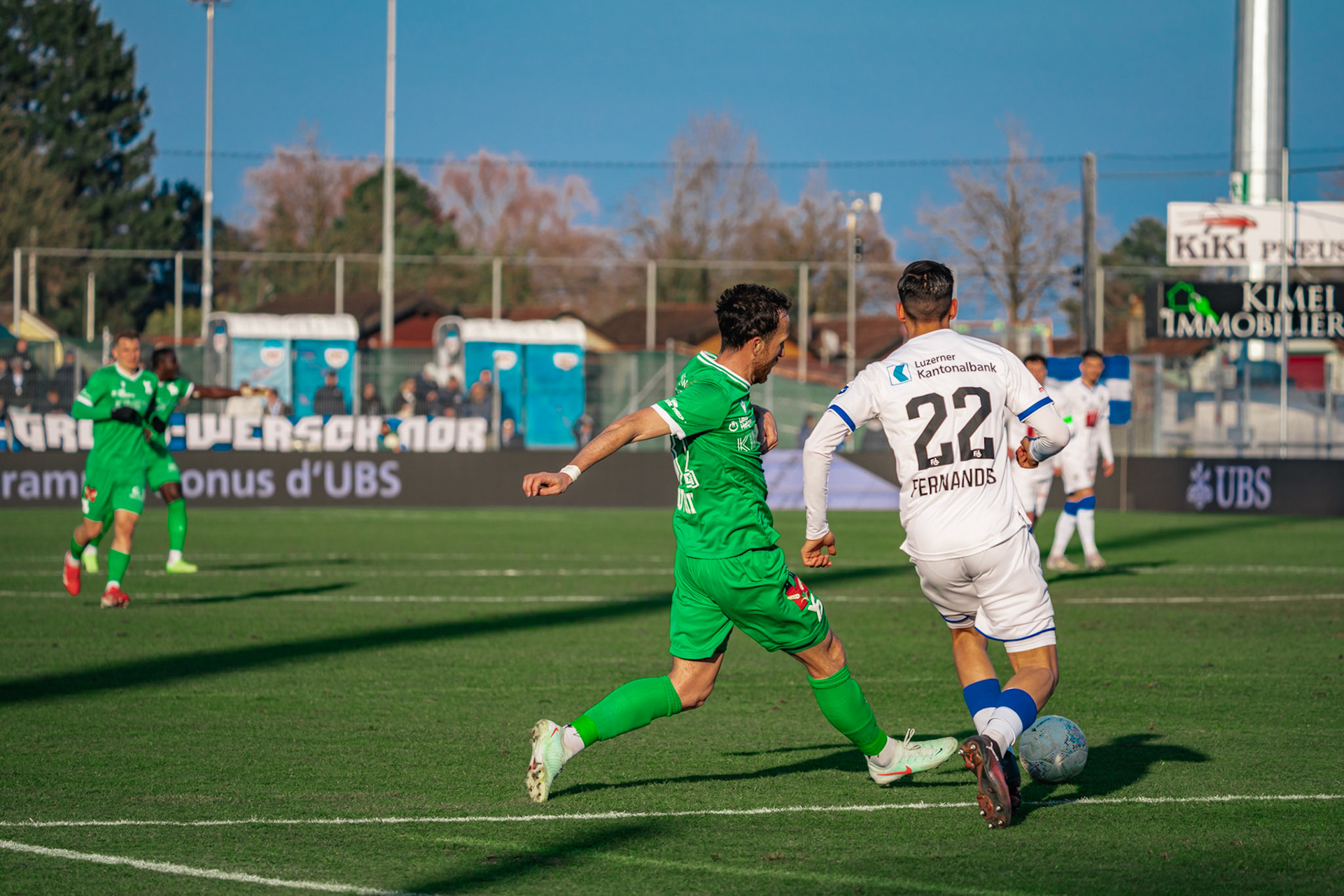 Yverdon Sport FC et FC Luzern au Stade Municipal. (Christian António/LibsVisuals.com)