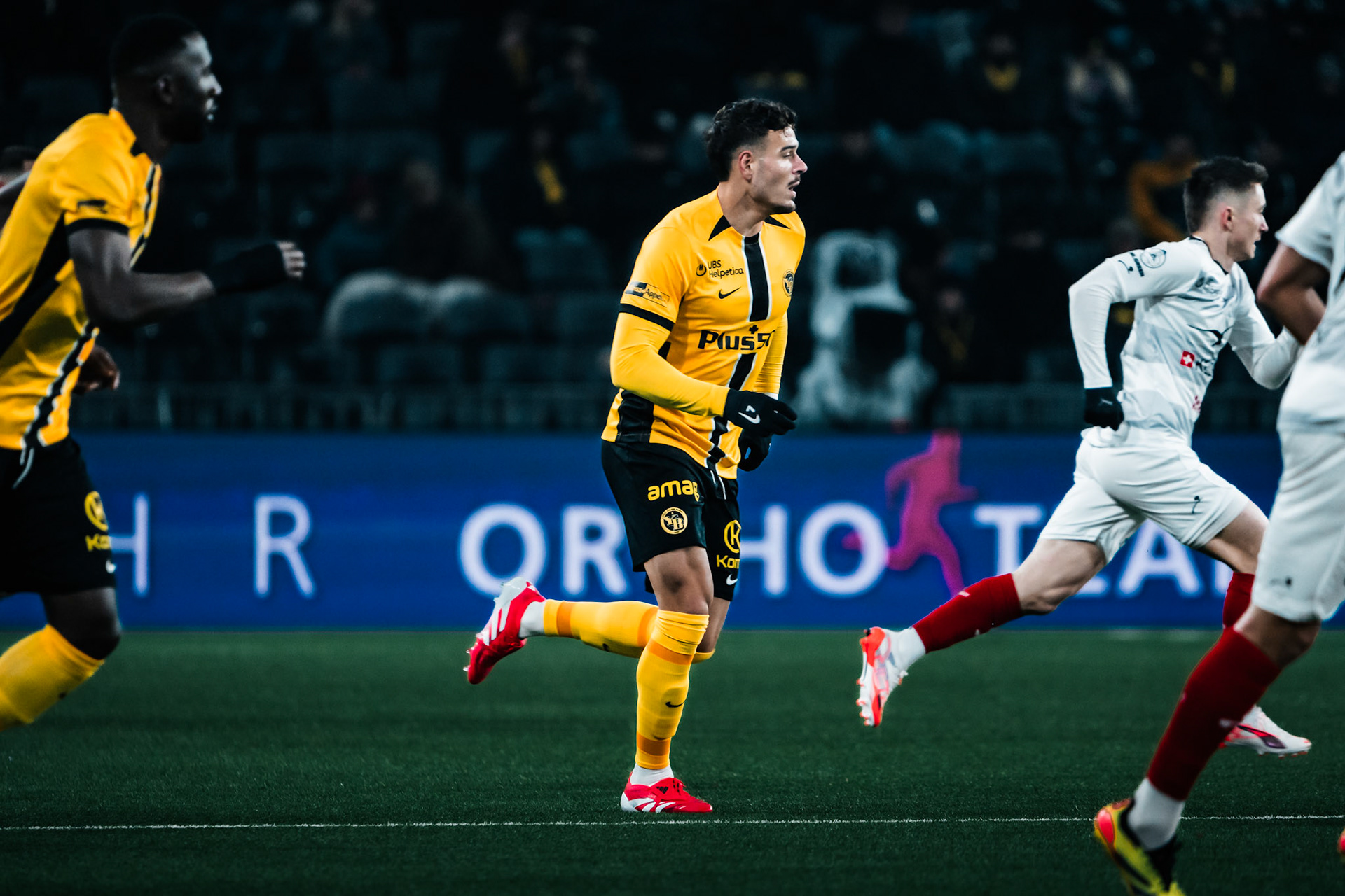 Filip Ugrinic, Milieu du BSC Young Boys lors du match entre BSC Young Boys et FC Winterthur au Stadion Wankdorf. (Christian António/LibsVisuals.com)
