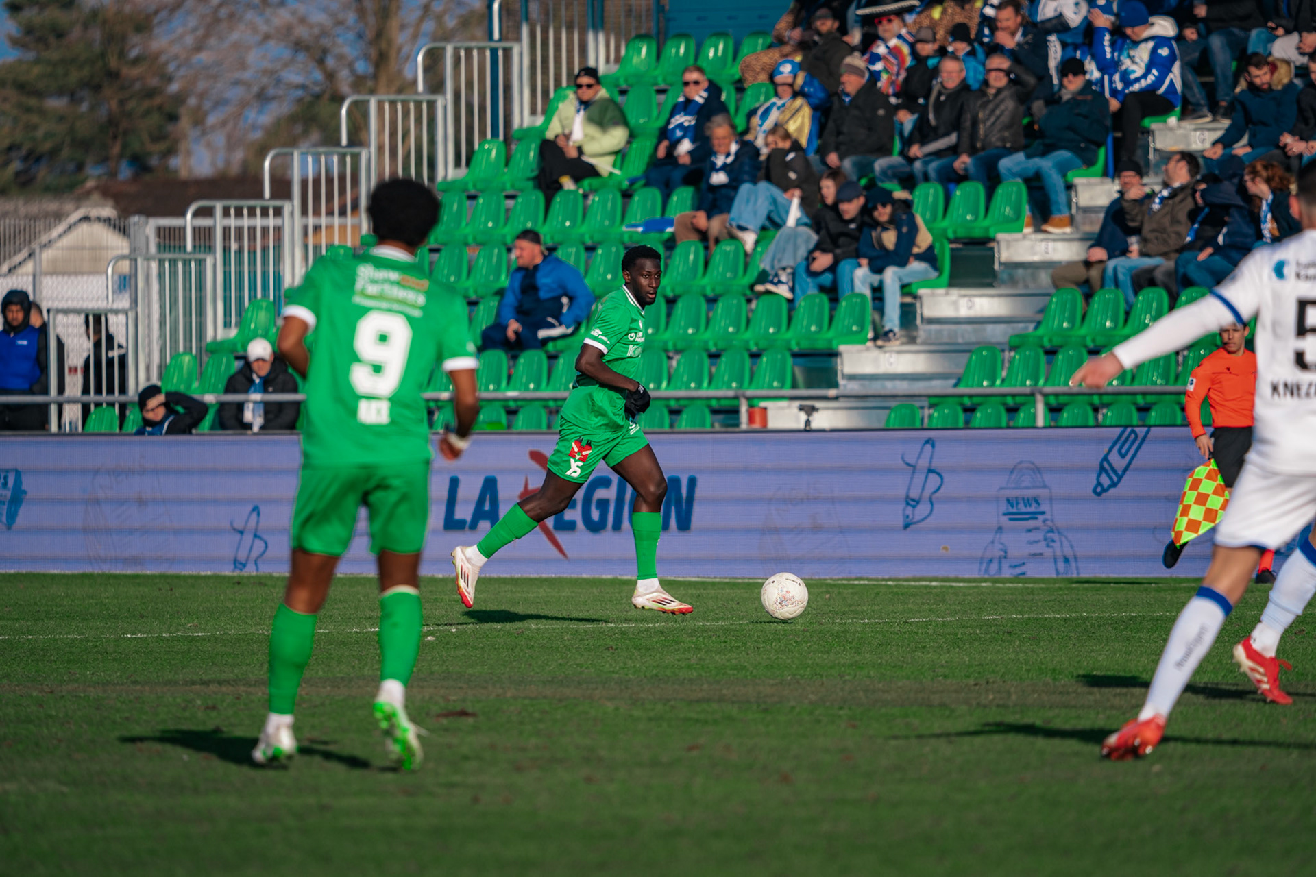 Yverdon Sport FC et FC Luzern au Stade Municipal. (Christian António/LibsVisuals.com)