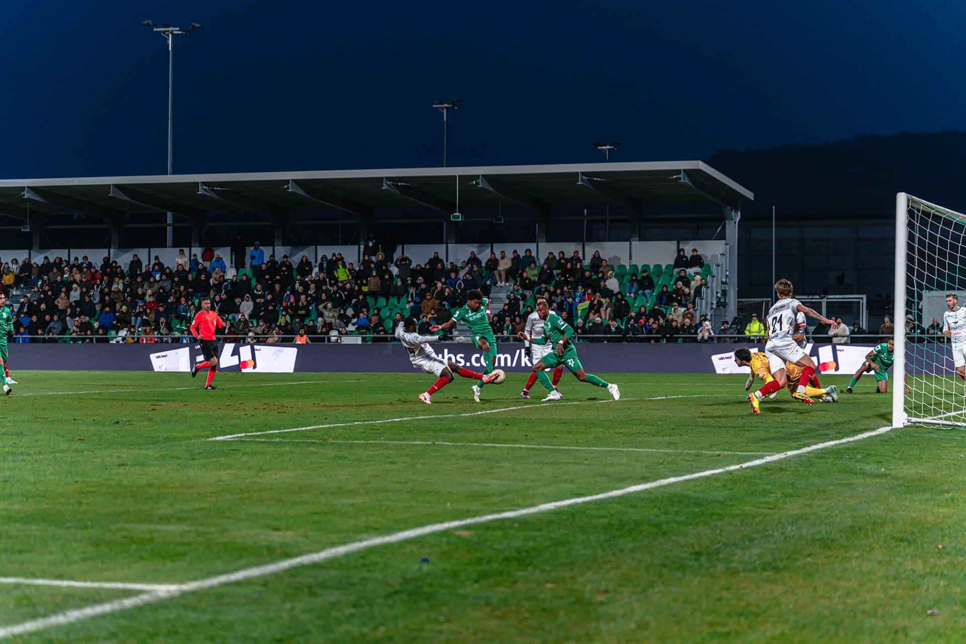 Yverdon Sport FC et FC Winterthur au Stade Municipal. (Christian António/LibsVisuals.com)