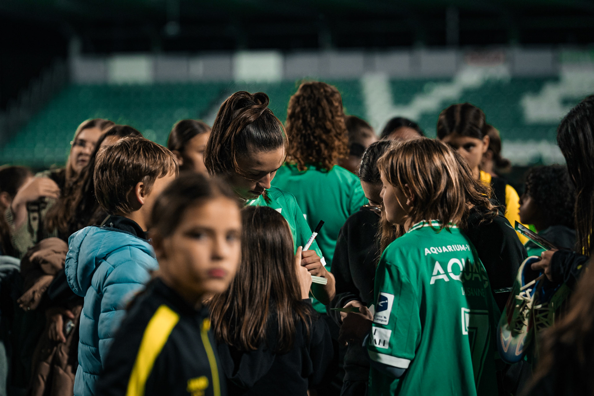 Yverdon Sport FC et Frauenteam Thun Berner-Oberland au Stade Municipal. (Christian António/LibsVisuals.com)