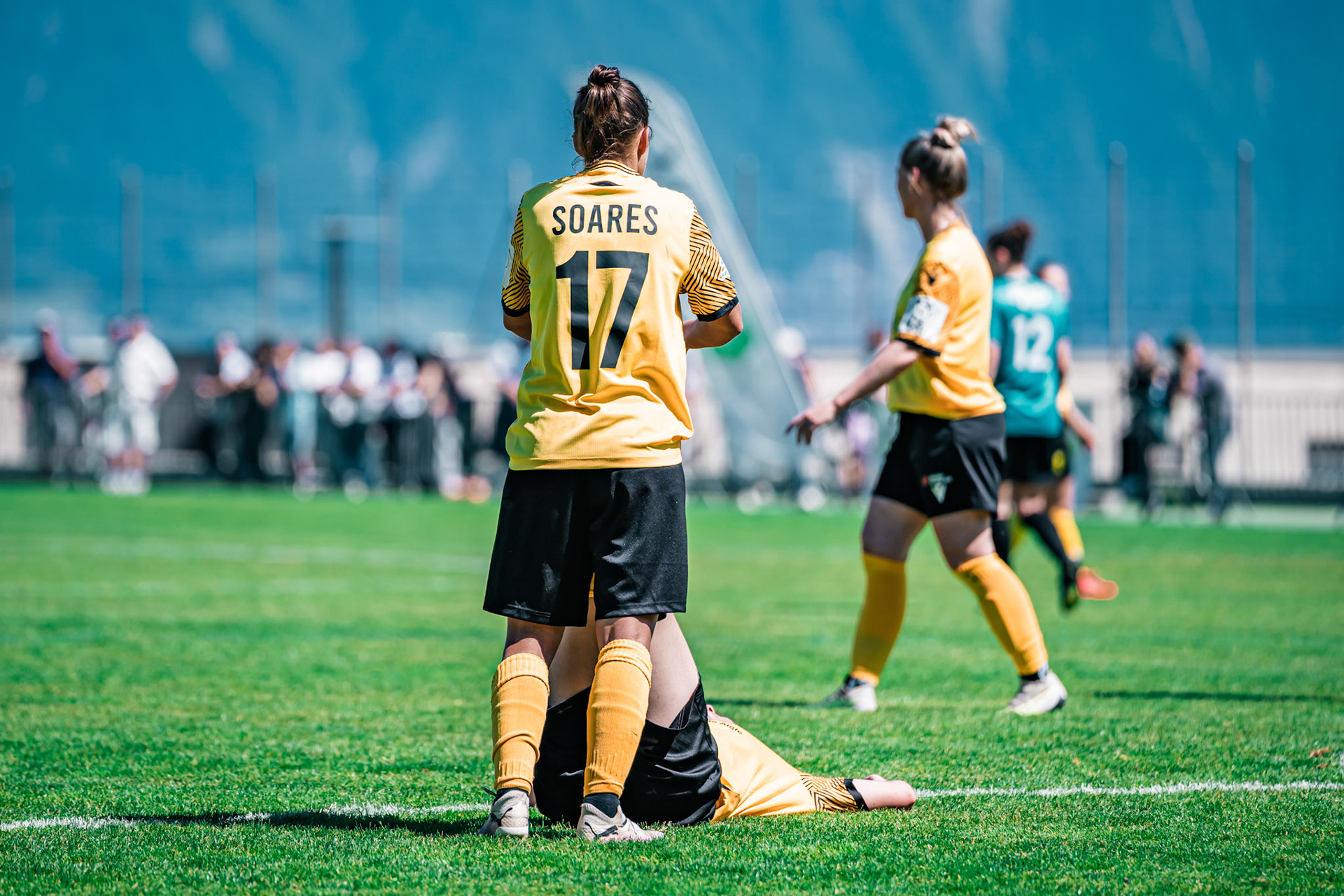 FC Aigle - FC Echallens Région I au Stade des Ruvines. (Christian António/LibsVisuals.com)