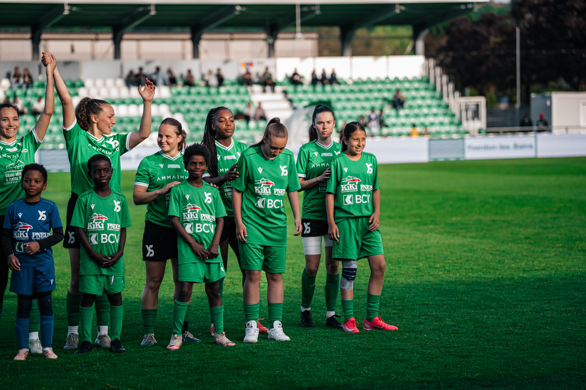 Yverdon Sport FC et FC Rapperswil-Jona au Stade Municipal. (Christian António/LibsVisuals.com)