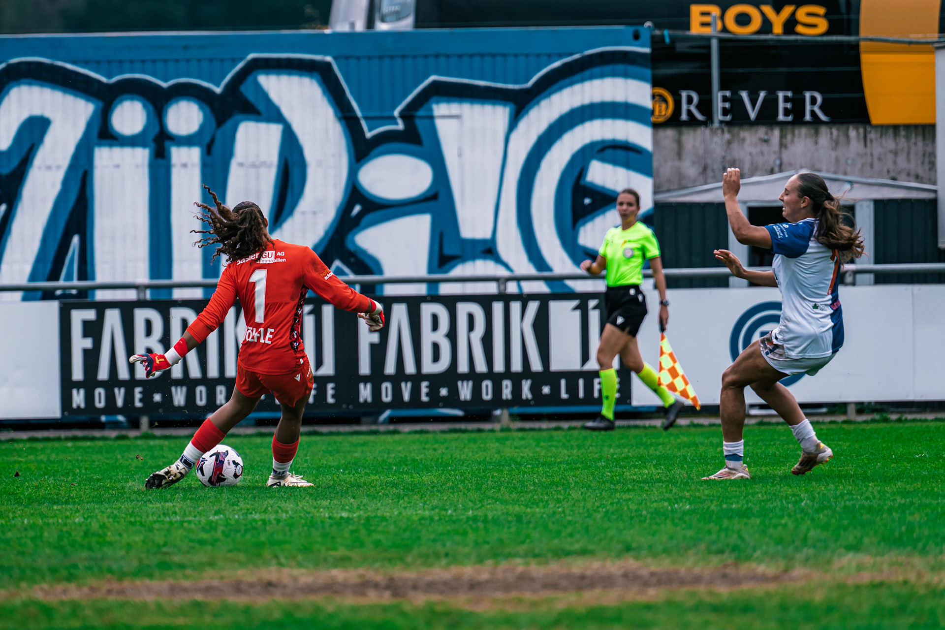 Match de l’AXA Women’s Super League opposant GC Frauenfussball et FC Basel 1893 au GC/Campus, Niederhasli (Platz 1). (Christian António/LibsVisuals.com)