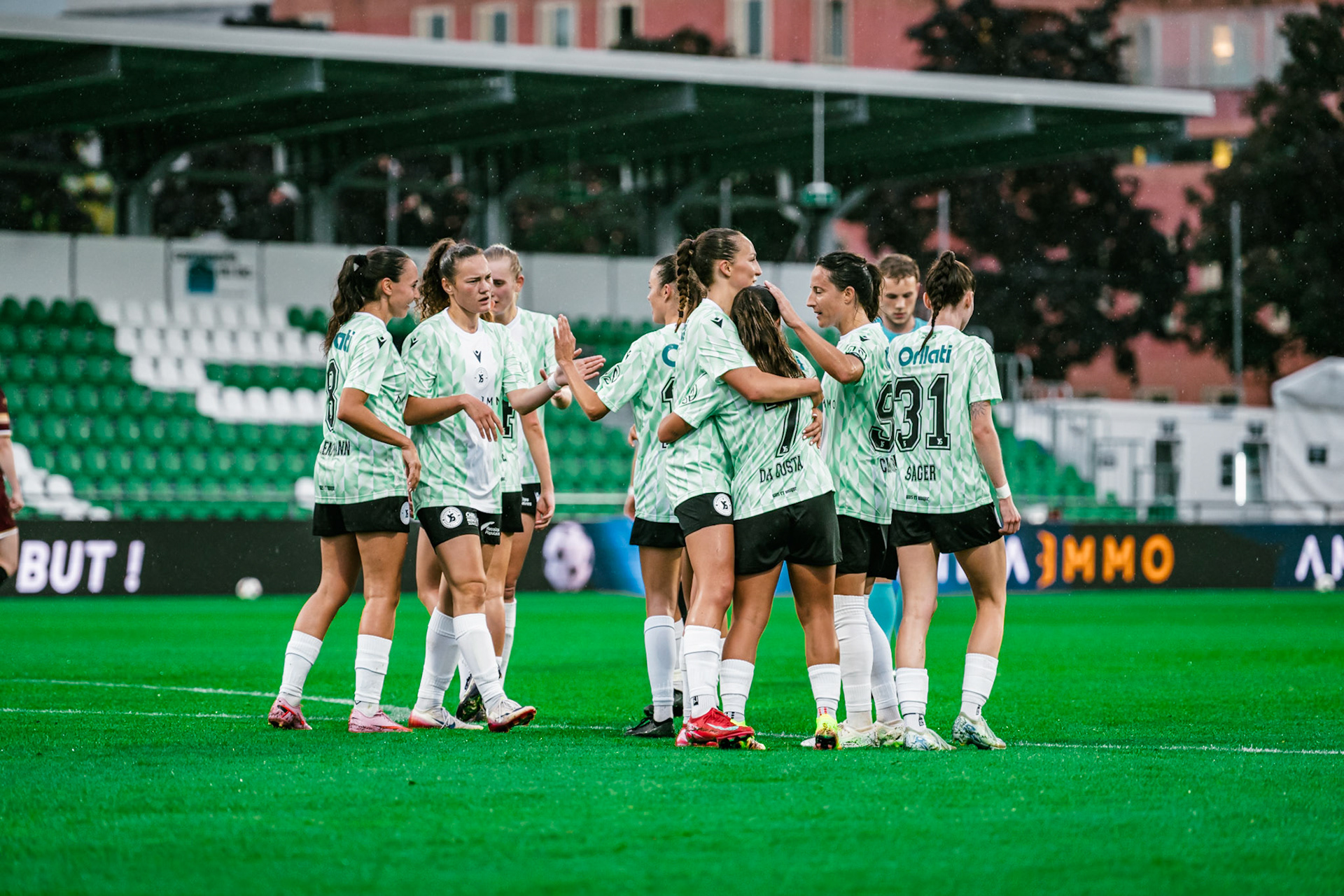 Match championnat LNB féminine opposant Yverdon Sport FC et FC Solothurn Frauen au Stade Municipal. (Christian António/LibsVisuals.com)
