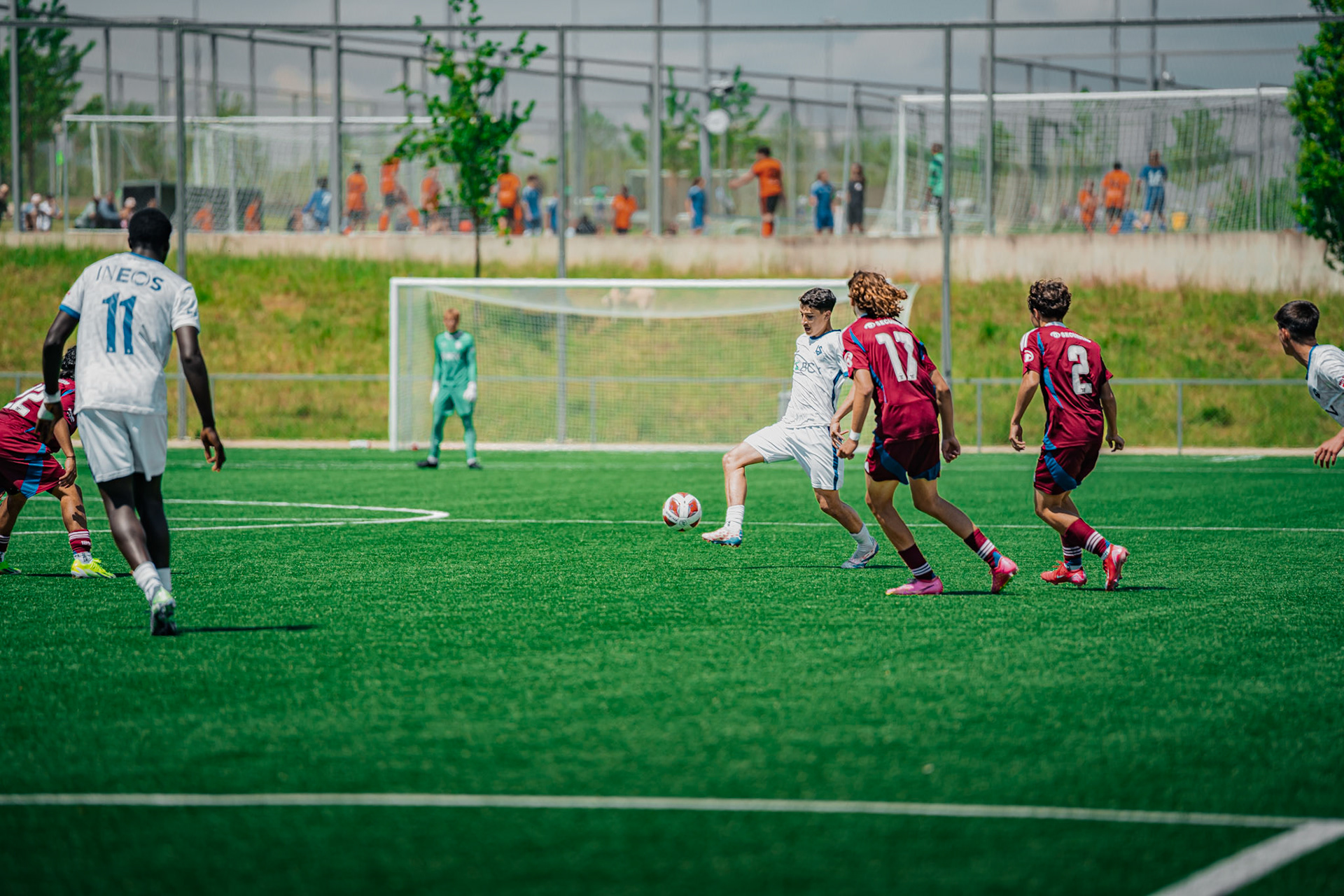 FC Lausanne-Sport M-17 et Servette FC M-17 au Centre sportif+ Stade de la Tuilière. (Christian António/LibsVisuals.com)