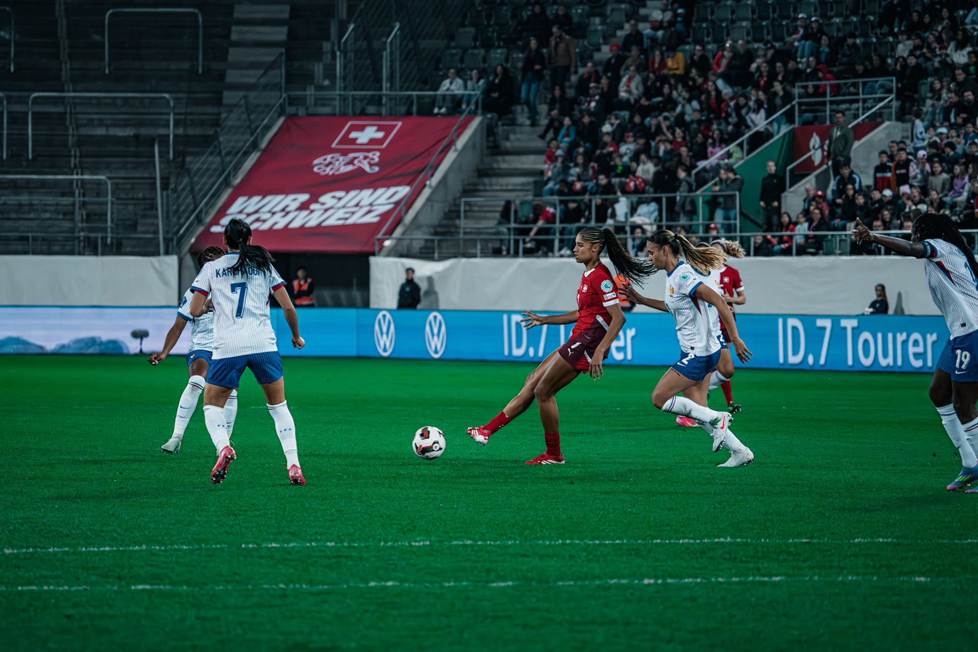 UEFA Women’s Nations League Suisse - France au Kybunpark. (Christian António/LibsVisuals.com)