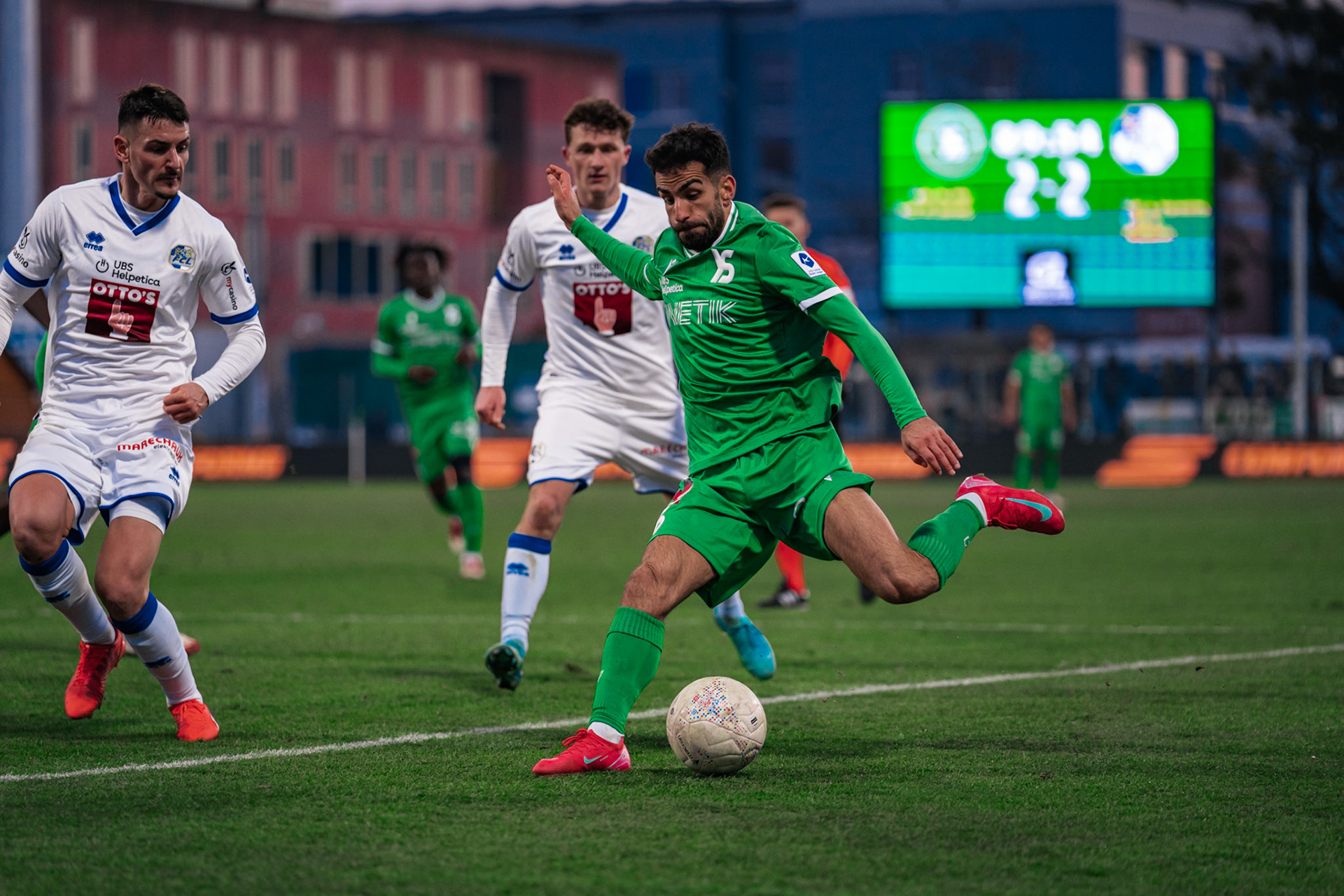Yverdon Sport FC et FC Luzern au Stade Municipal. (Christian António/LibsVisuals.com)