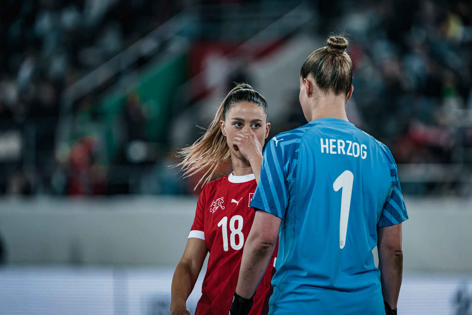 UEFA Women’s Nations League Suisse - France au Kybunpark. (Christian António/LibsVisuals.com)