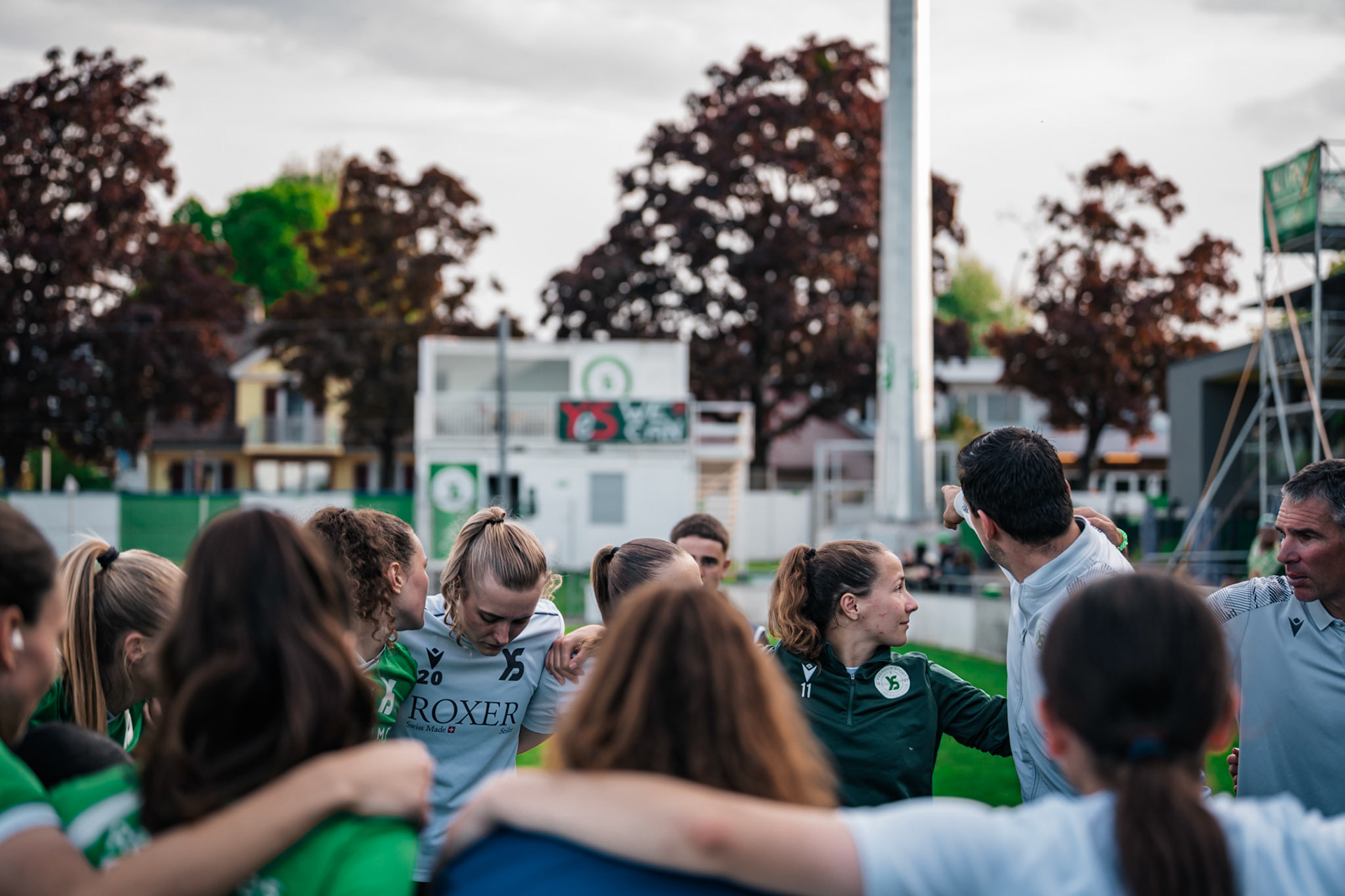 Yverdon Sport FC et FC Rapperswil-Jona au Stade Municipal. (Christian António/LibsVisuals.com)