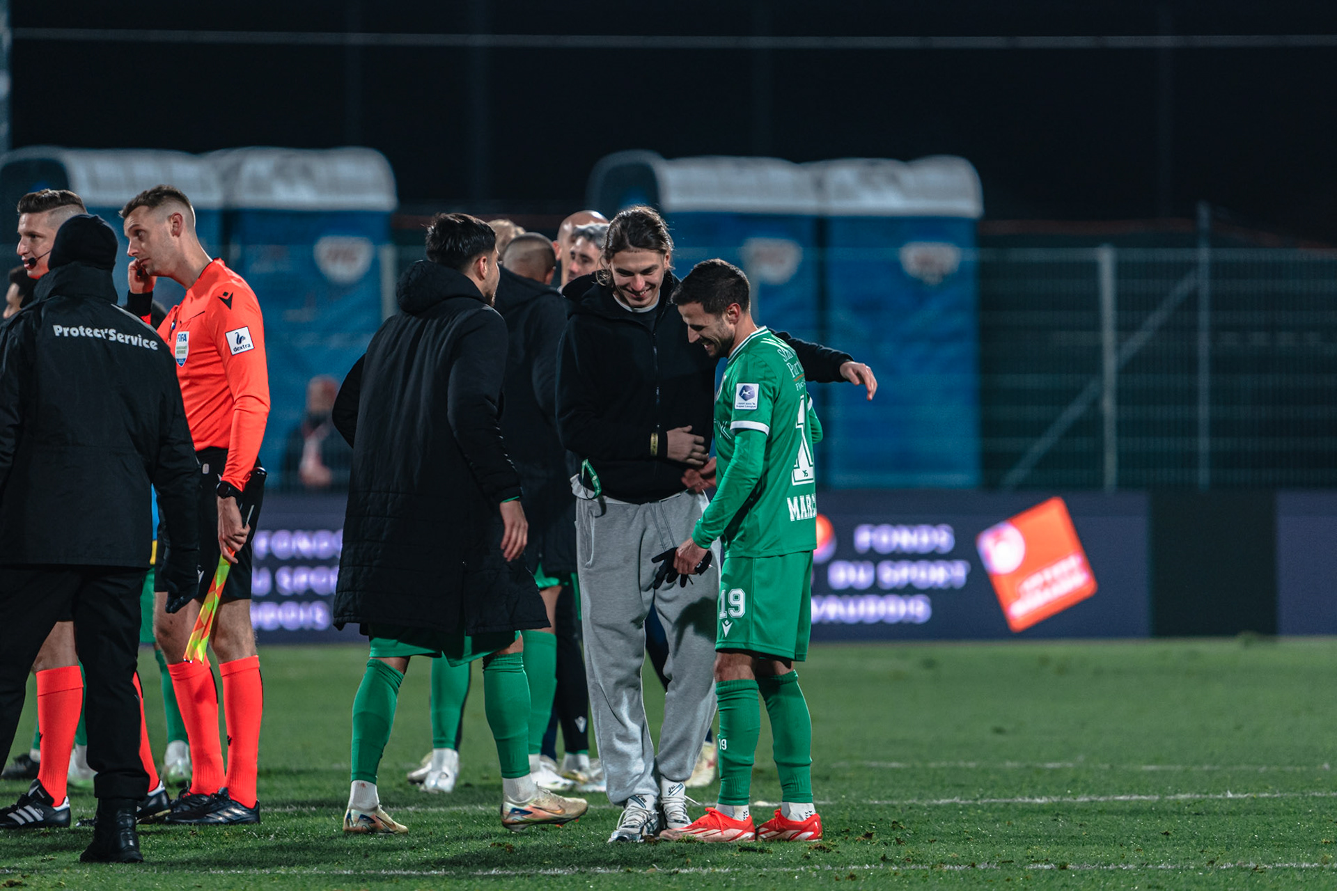 Yverdon Sport FC et FC Winterthur au Stade Municipal. (Christian António/LibsVisuals.com)