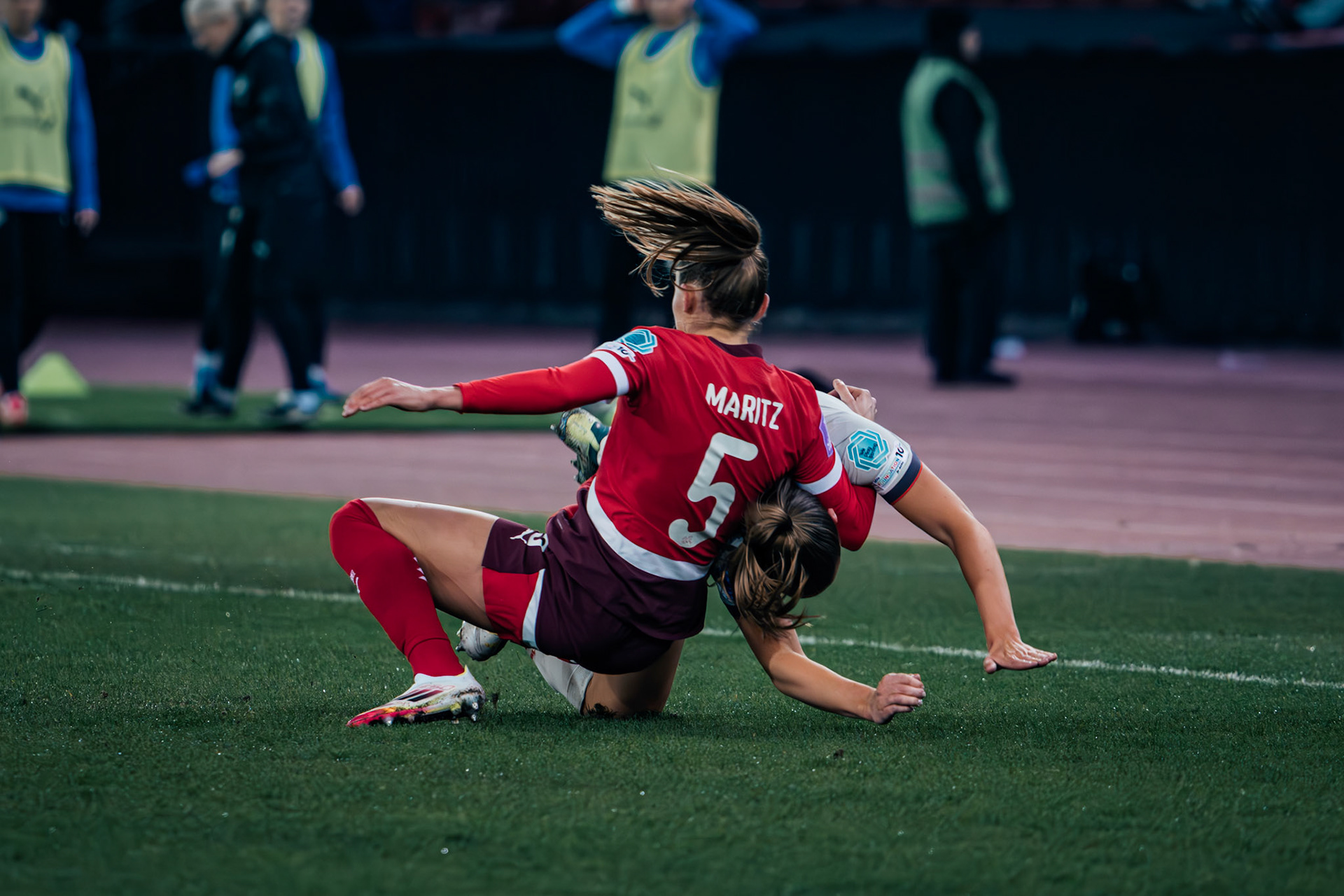 UEFA Women's Nations League Suisse - Islande au Stadion Letzigrund. (Christian António/LibsVisuals.com)