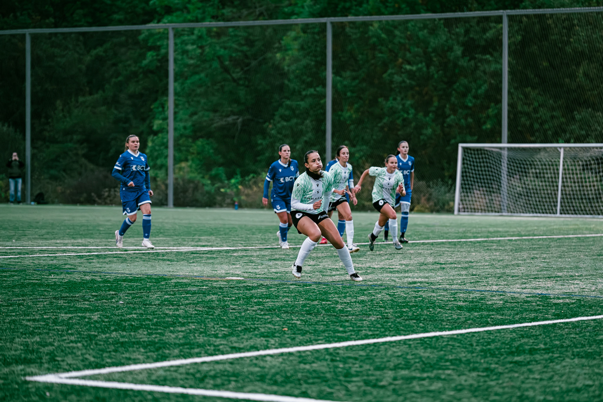 Match AXA Women’s Cup (1/16 de finale) opposant FC Lausanne-Sport et Yverdon Sport FC au Centre sportif de la Tuilière. (Christian António/LibsVisuals.com)