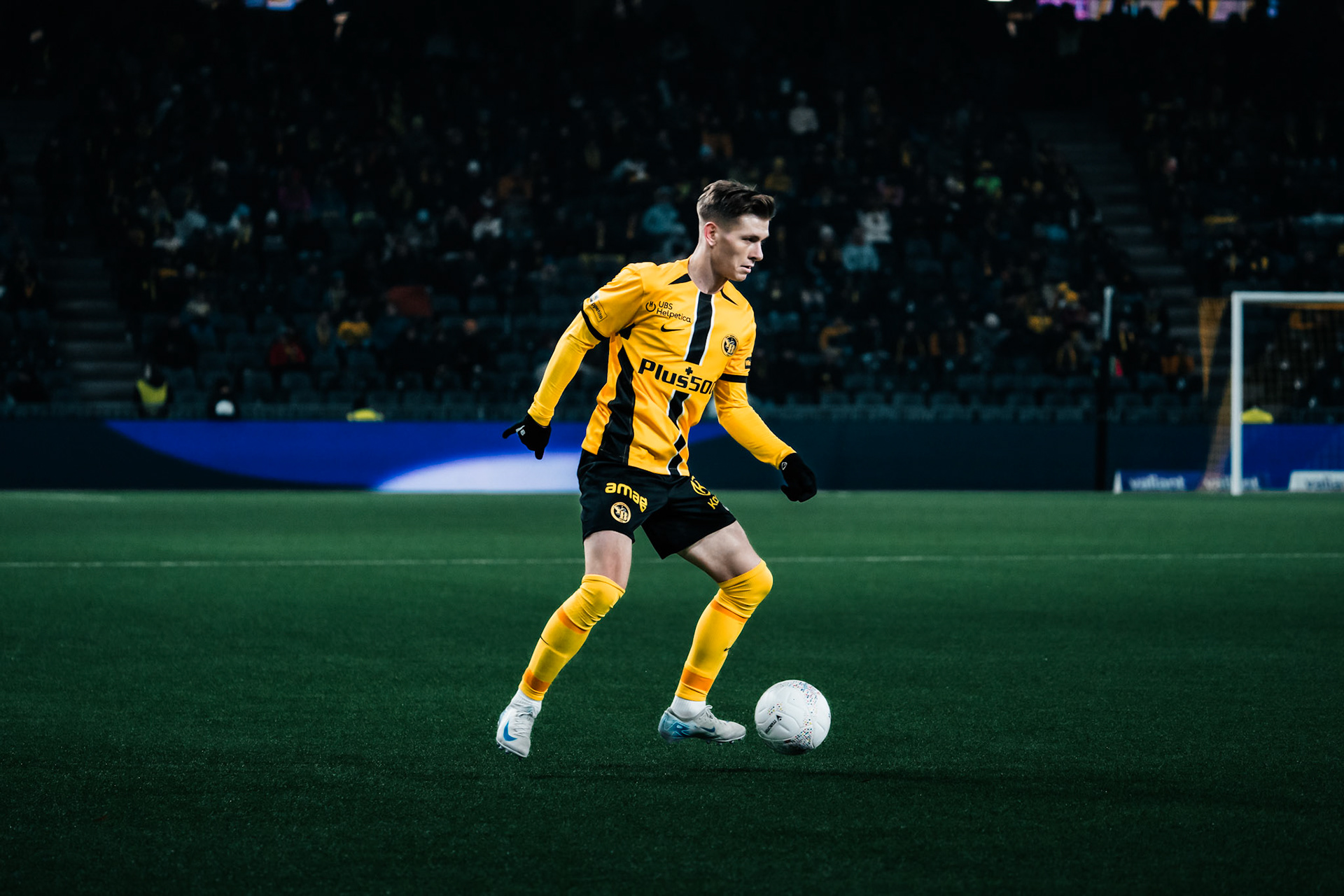 Lukasz Lakomy, Milieu du BSC Young Boys lors du match entre BSC Young Boys et FC Winterthur au Stadion Wankdorf. (Christian António/LibsVisuals.com)