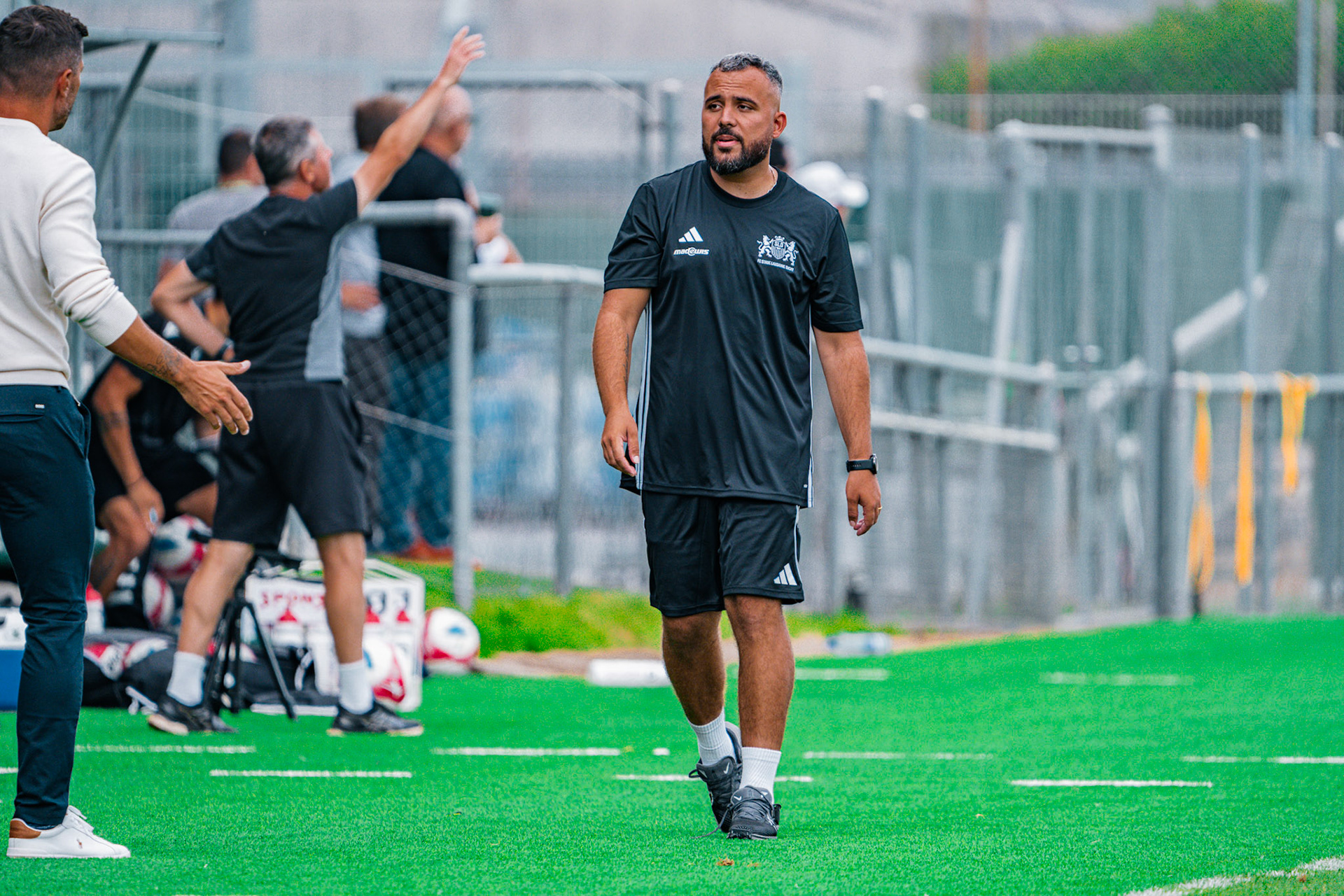 Match opposant Yverdon Sport FC face au Stade Lausanne Ouchy au Stade Municipal. (Christian António/LibsVisuals.com)