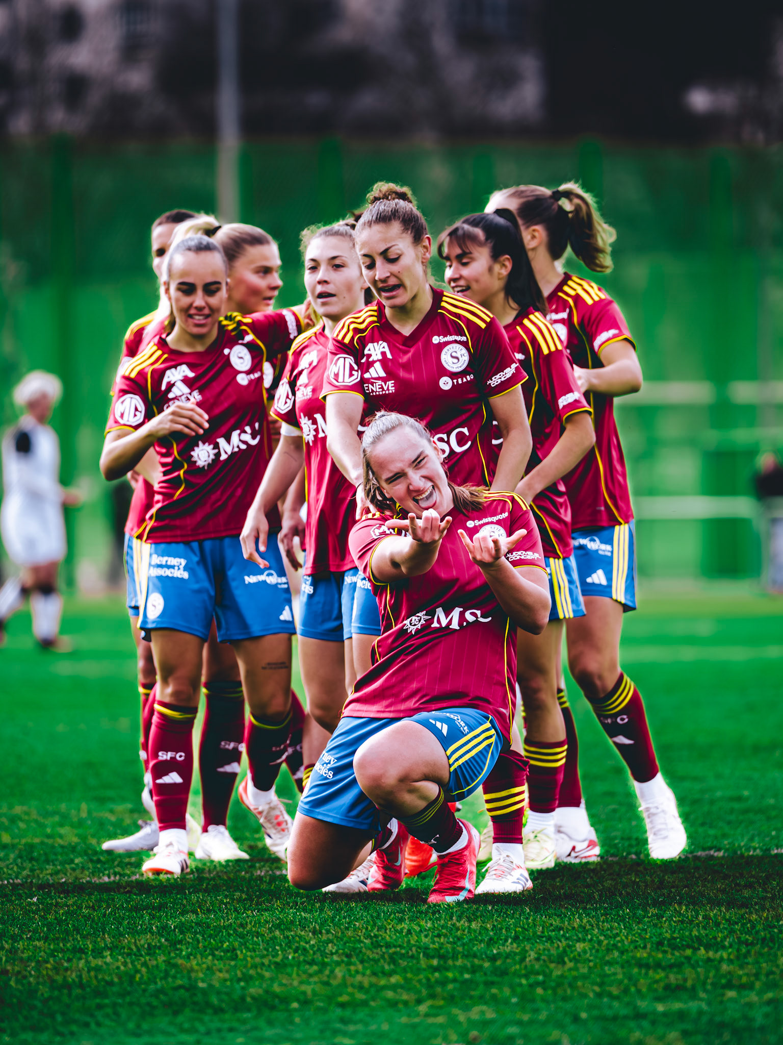 AXA Women’s Cup opposant FC Zürich au Servette FC Chênois Féminin au Heerenschürli (Christian António / LibsVisuals.com)